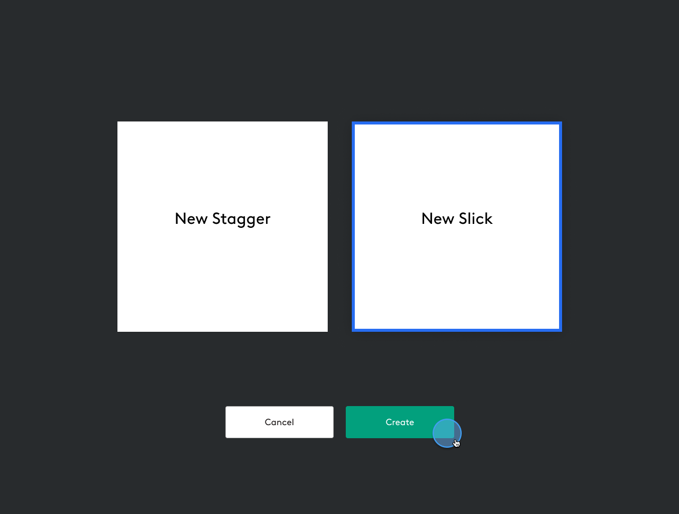 Create New Slick