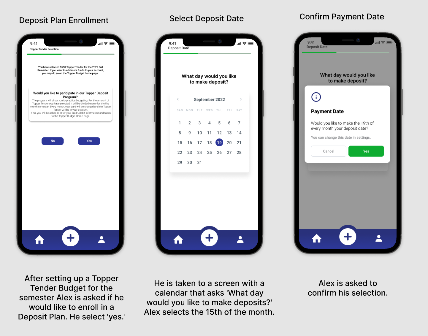 Deposit Plan Enrollment