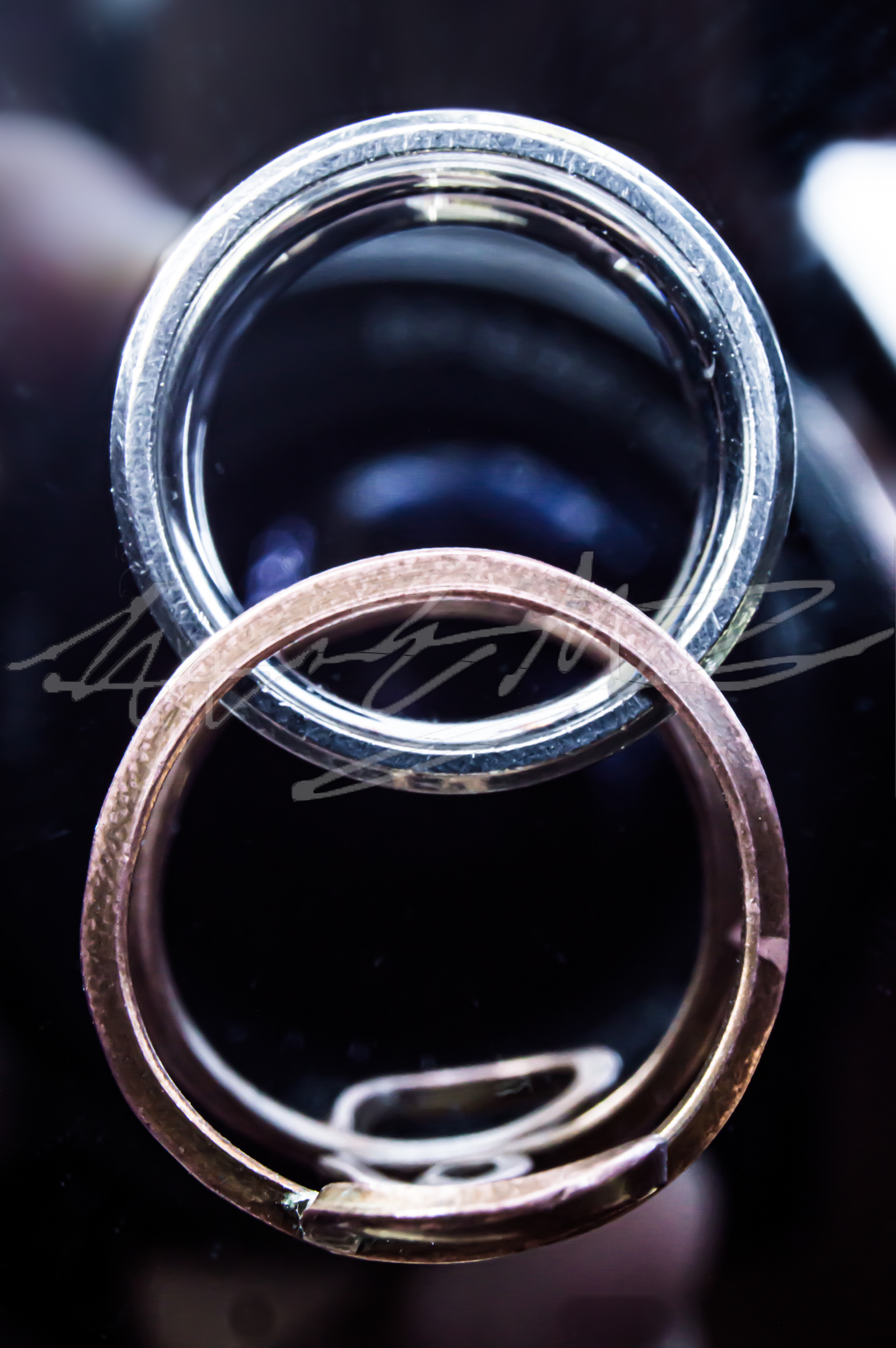 "Rings on a Dark Mirror""