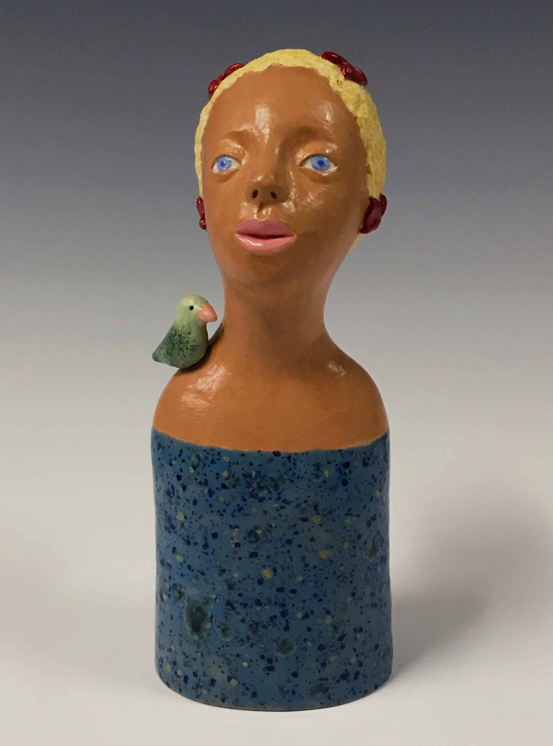 Girl with Little Bird (Etsy)