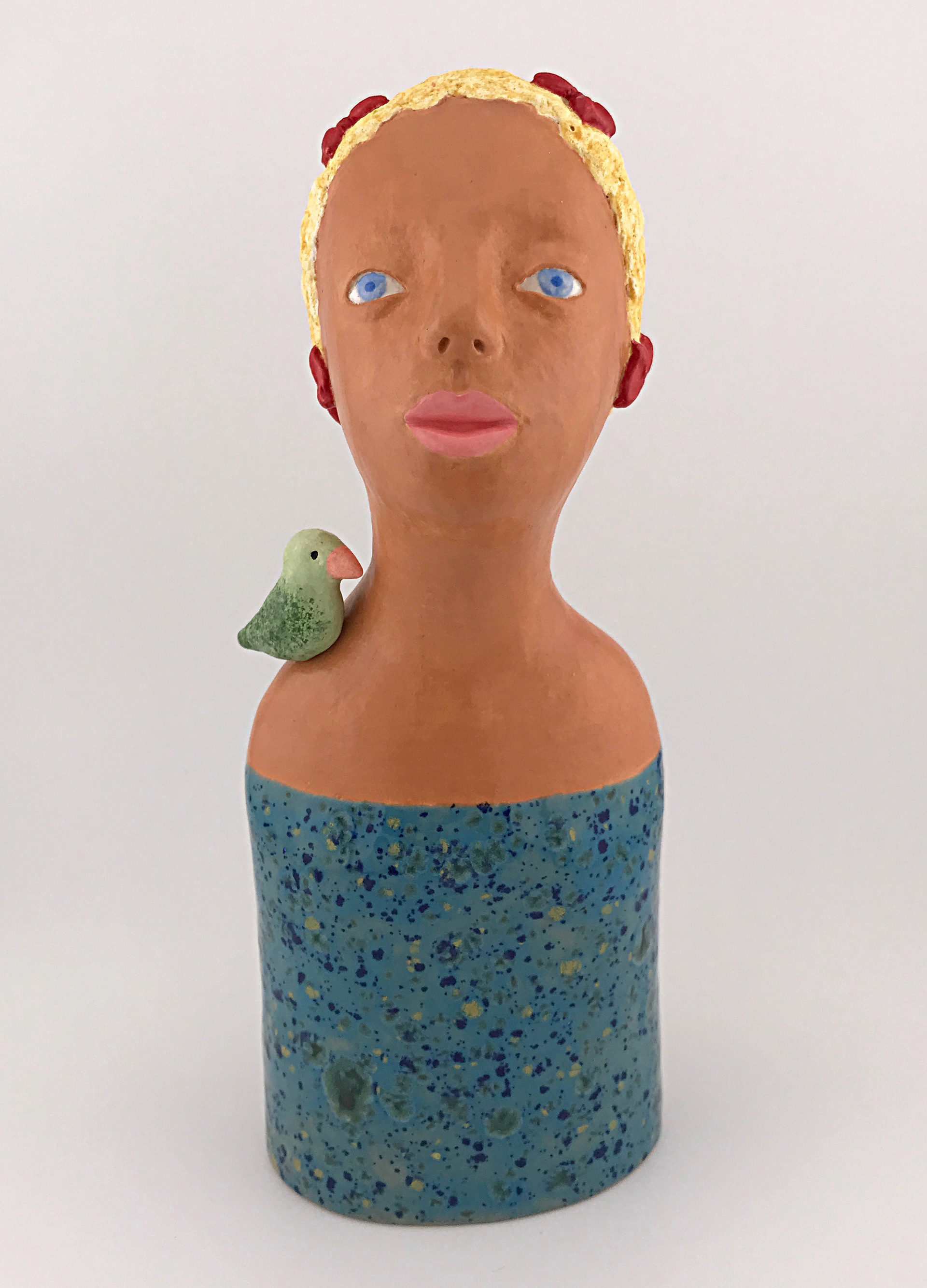 Girl with Little Bird