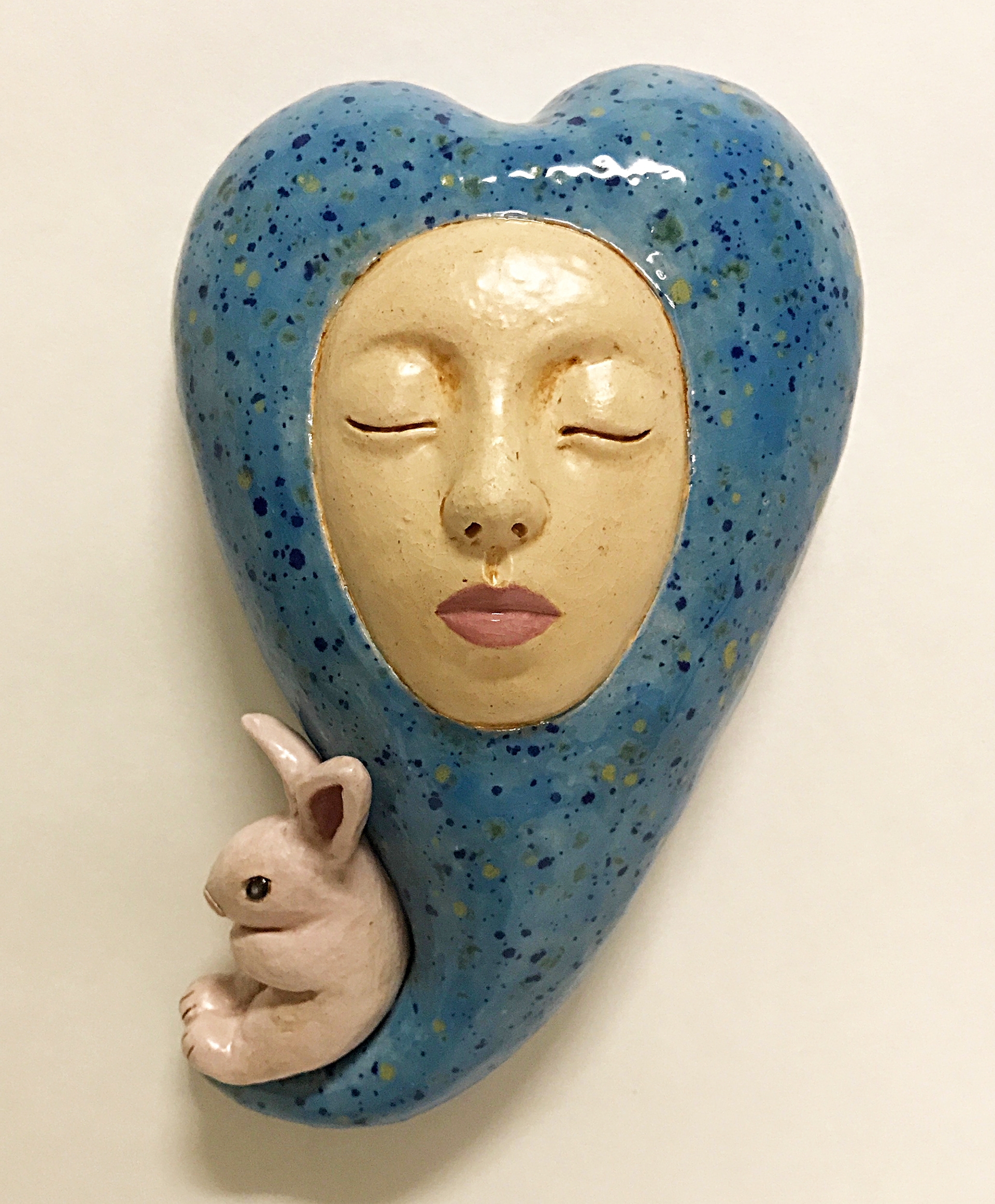 Heart & Rabbit (wall-hanging)