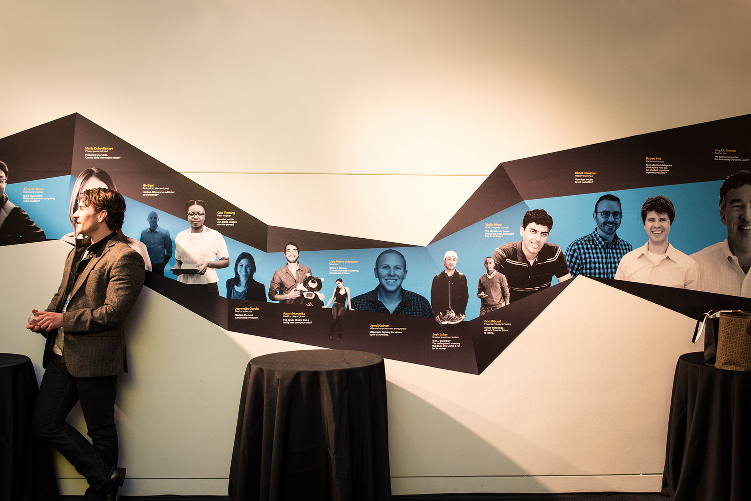 TED@IBM / Speakers wall