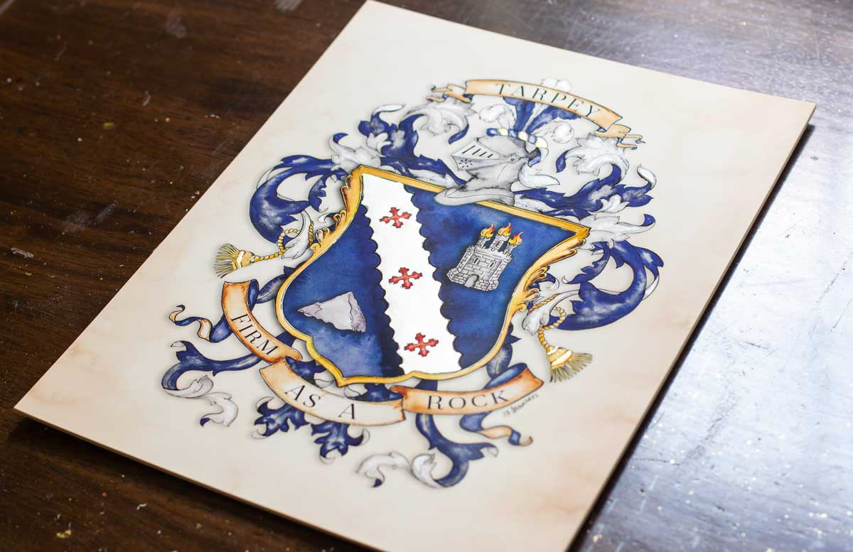 family crest for anniversary 