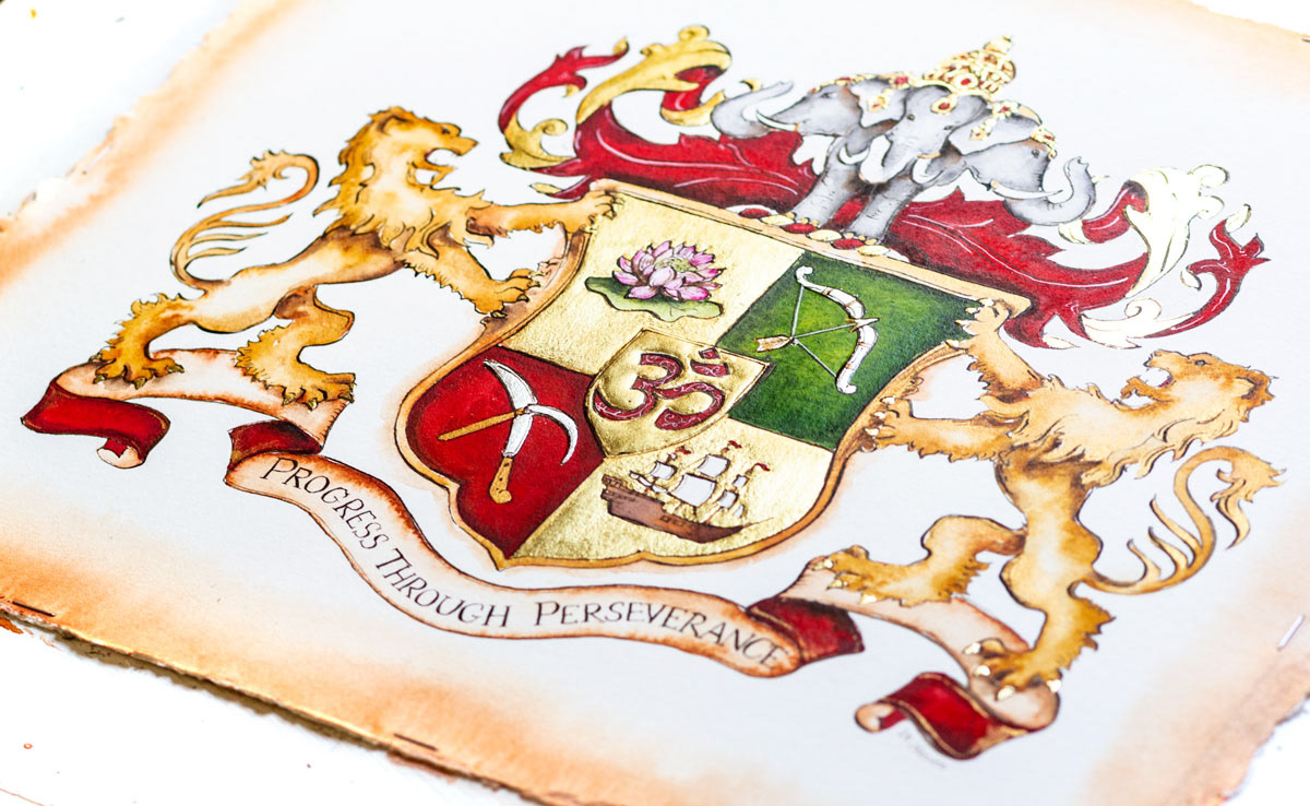 custom made family crest