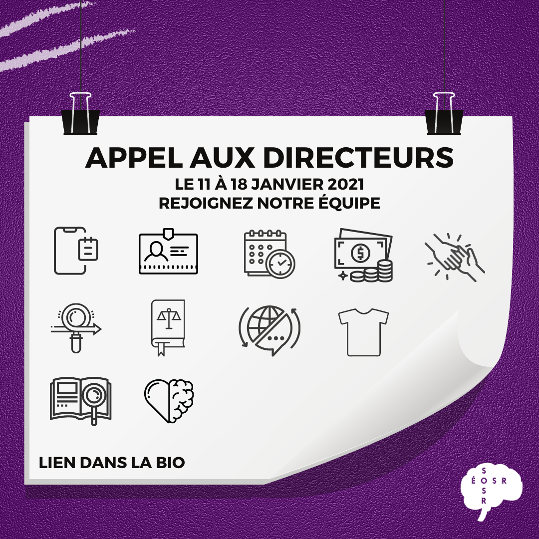 Director Recruitment Announcement - French