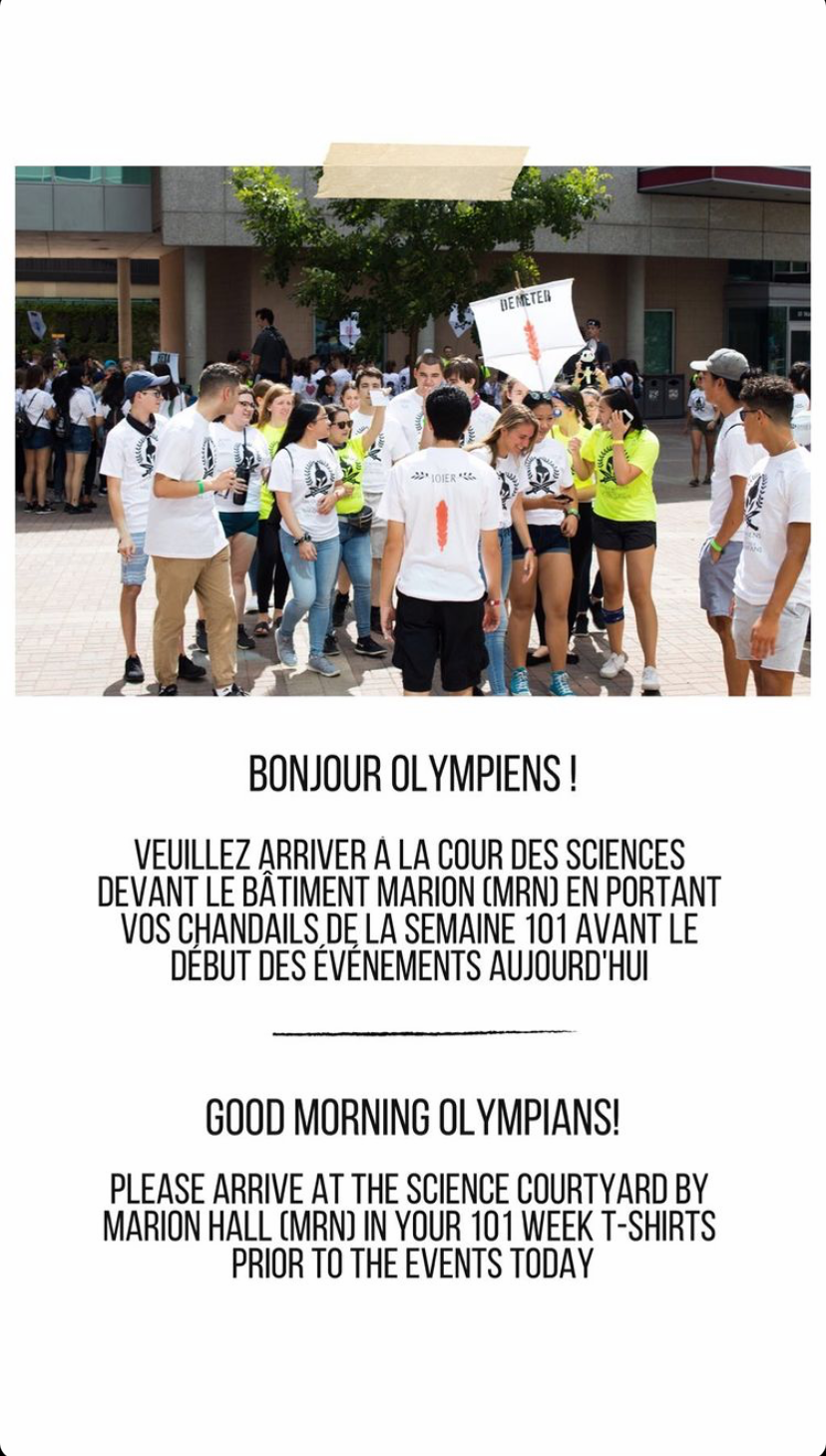 Science 101 Week 2019 Sample Story