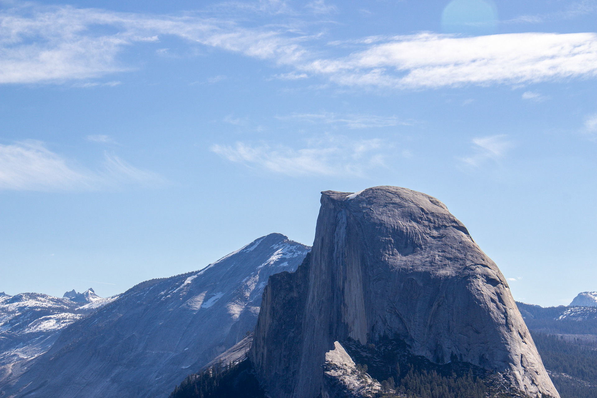 Half Dome from Glacier Point