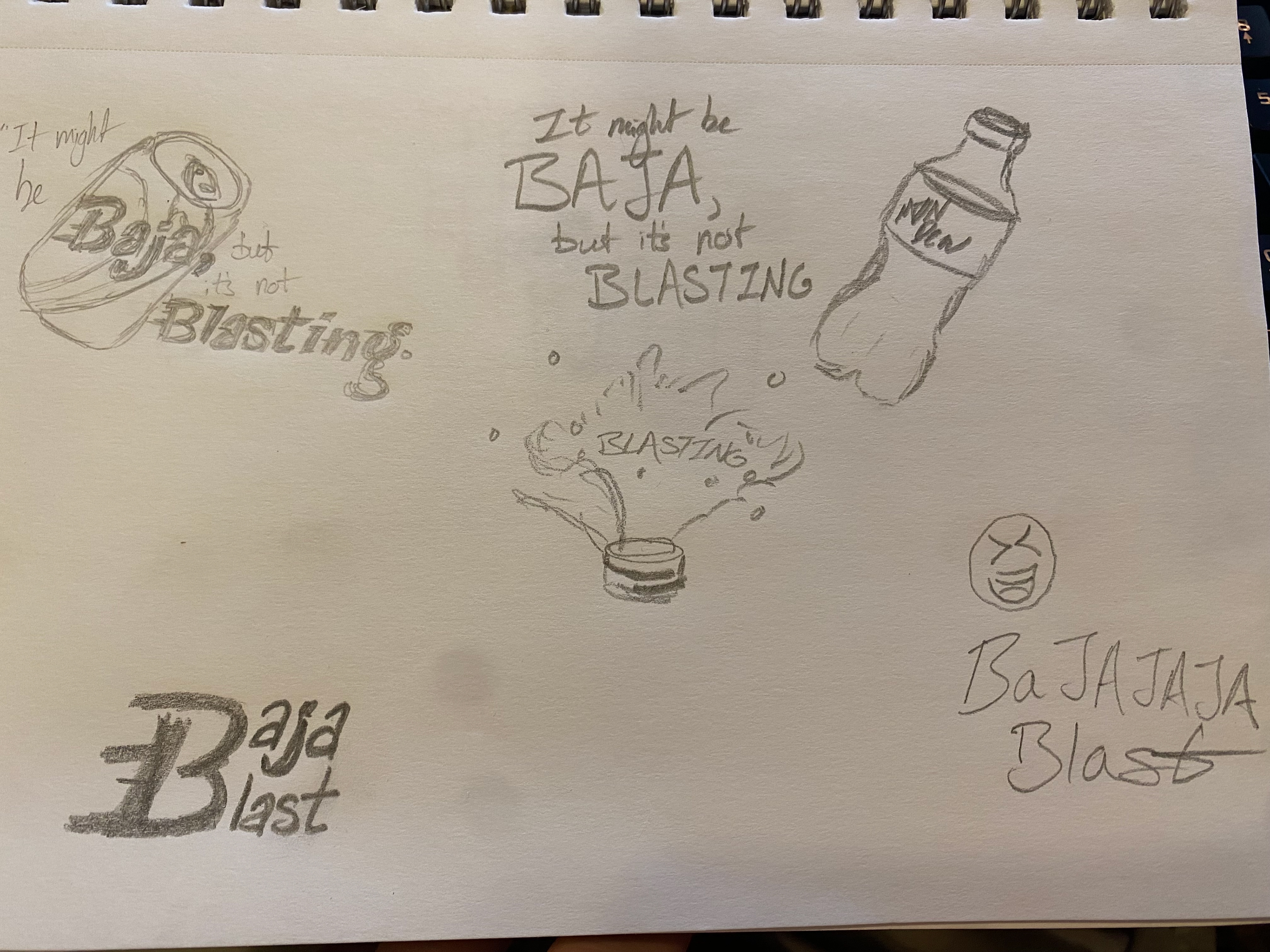 Baja Blasting sketches