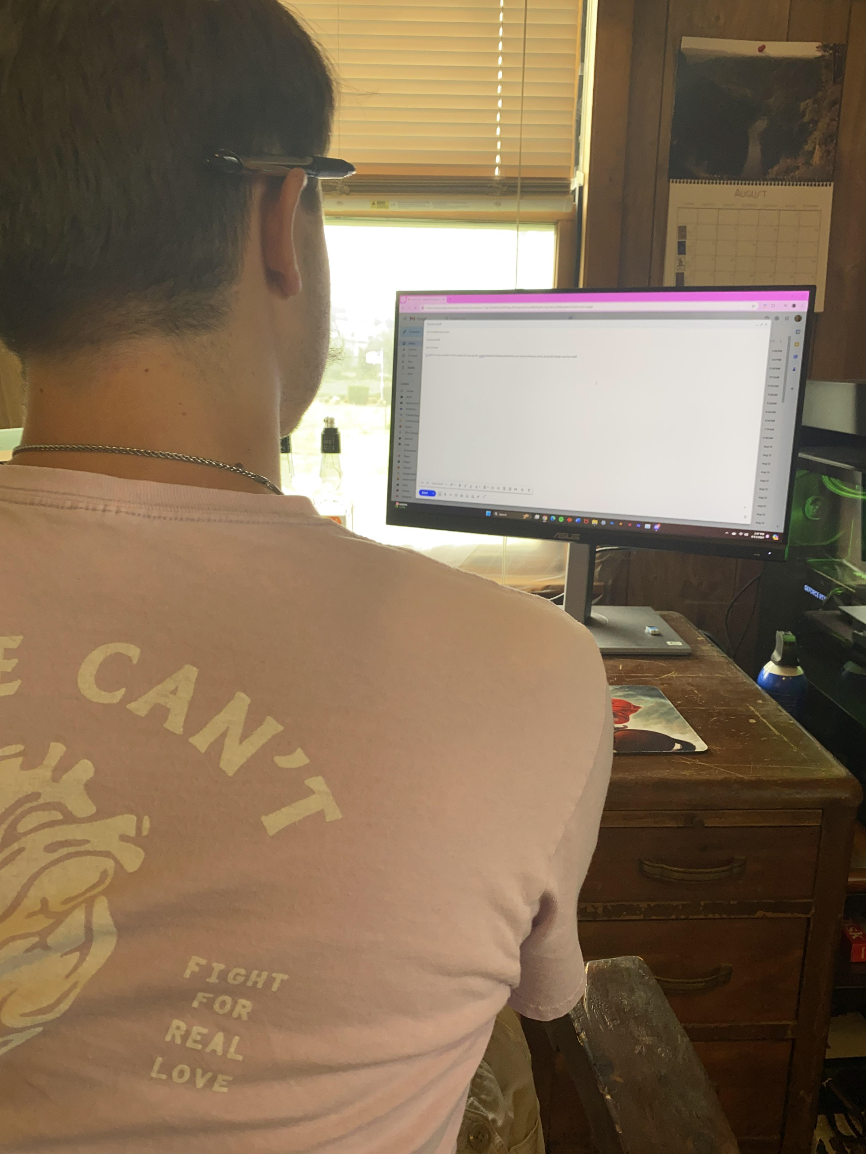 Stephen sends over your draft for review and will discuss direction once you have a chance to review