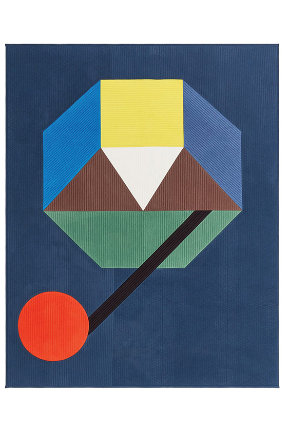 Nubi, Korean quilt sewn Seulgi Lee, Le tigre fumant la pipe, 2018