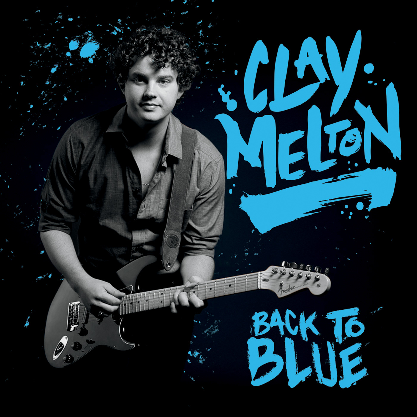 Album cover art design for Clay Melton