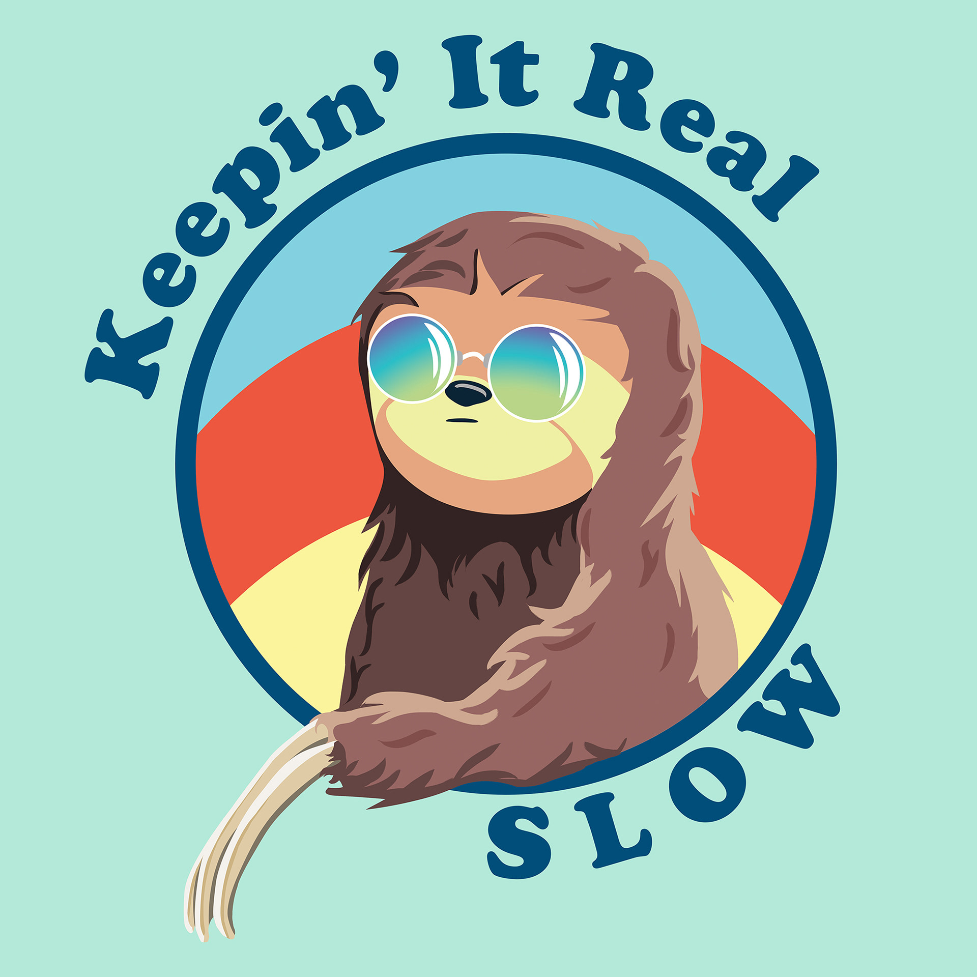 Sloth shirt design