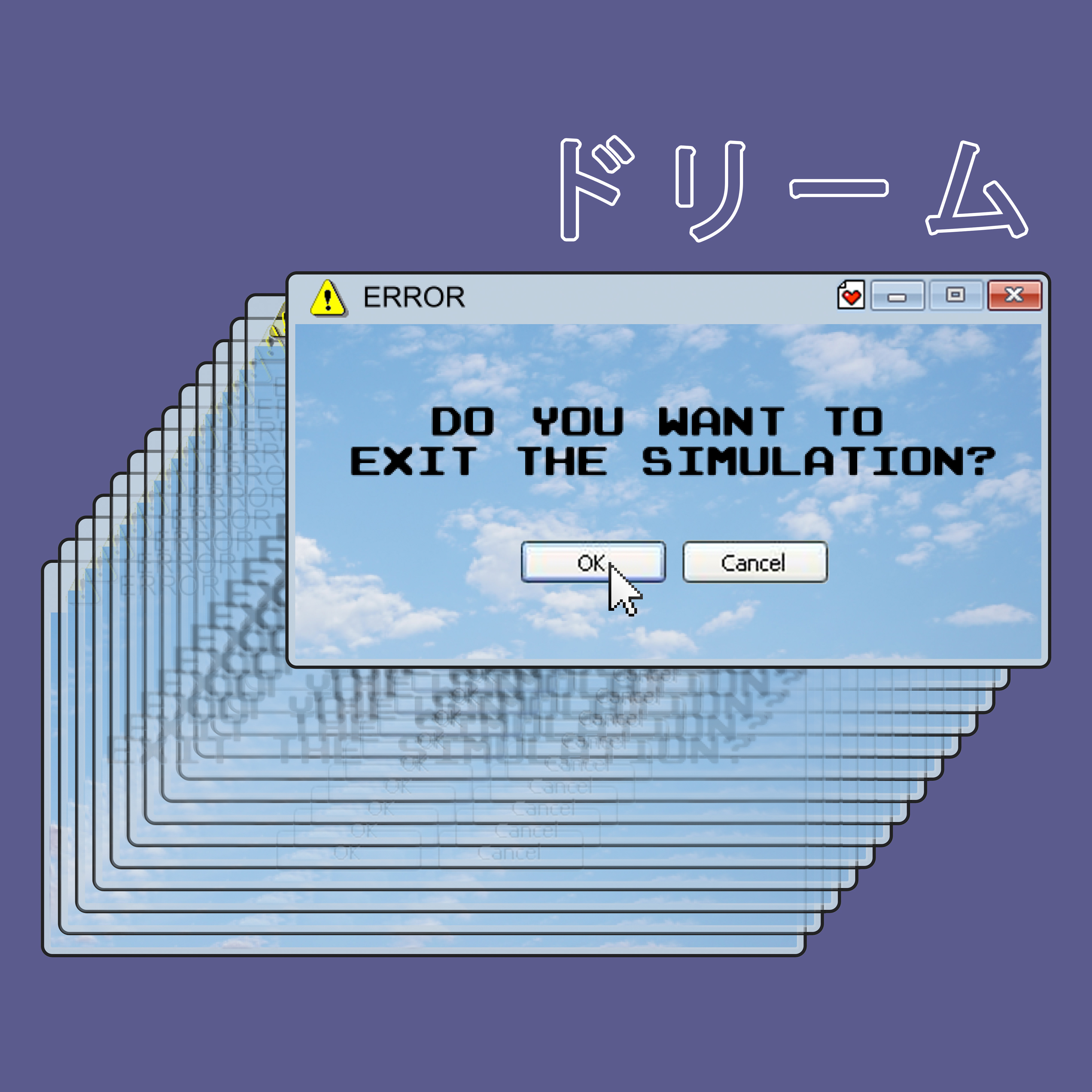 Vaporwave new media design