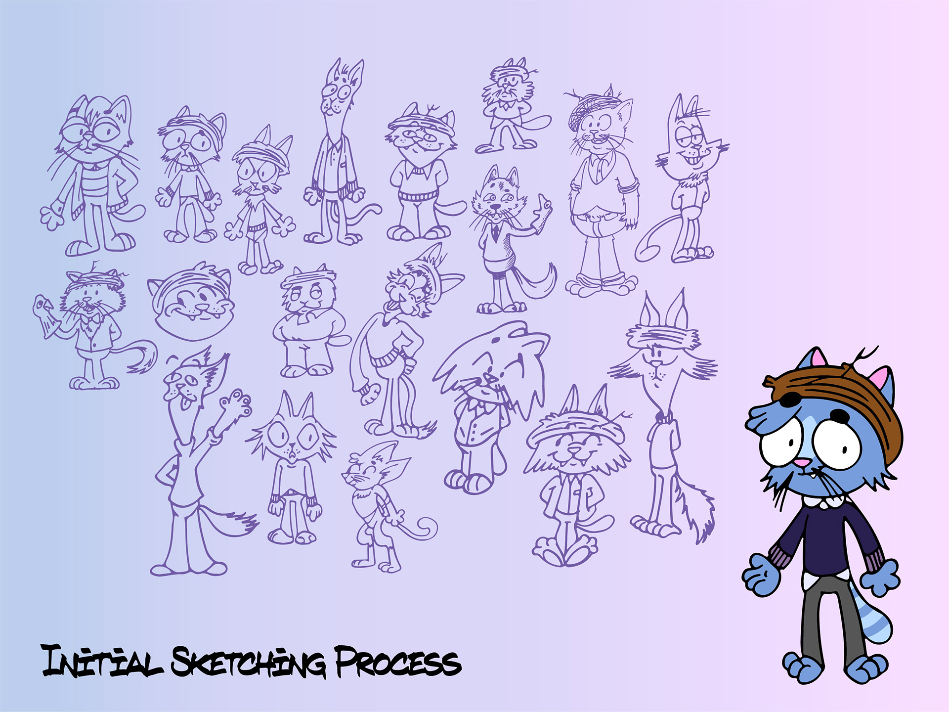 Nick Finch. Sketching Process.