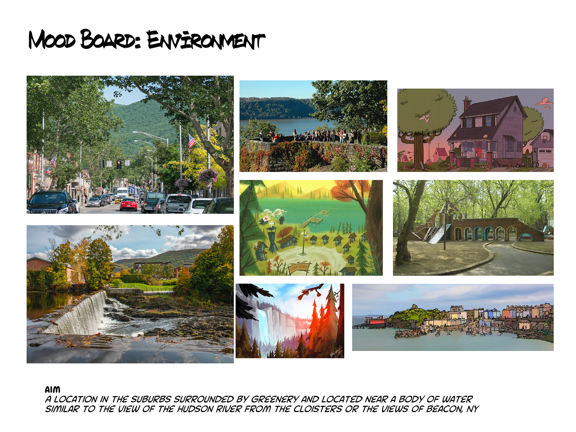 Environment Mood Board.
