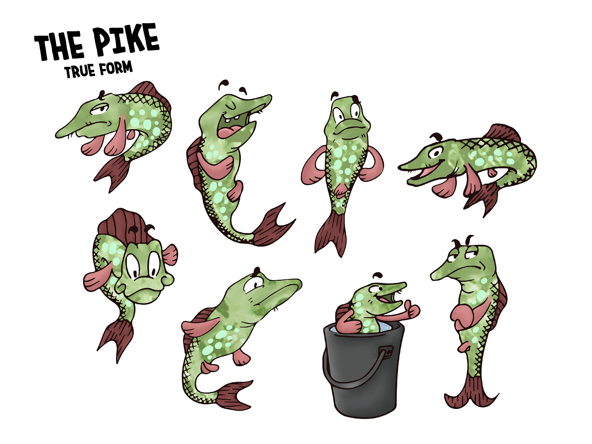 The Pike (Fish Form) Gestures.