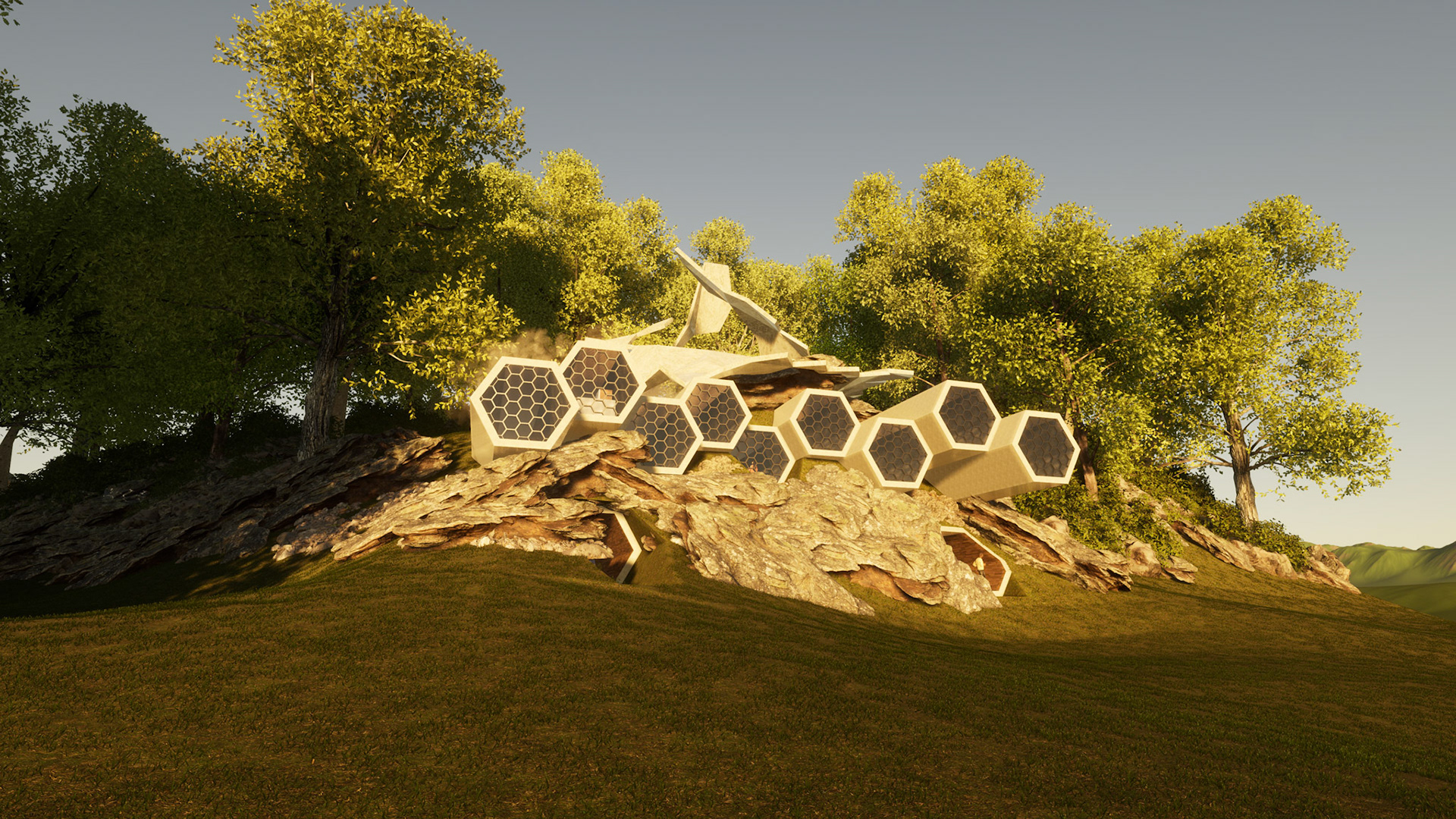 Sunset Exterior