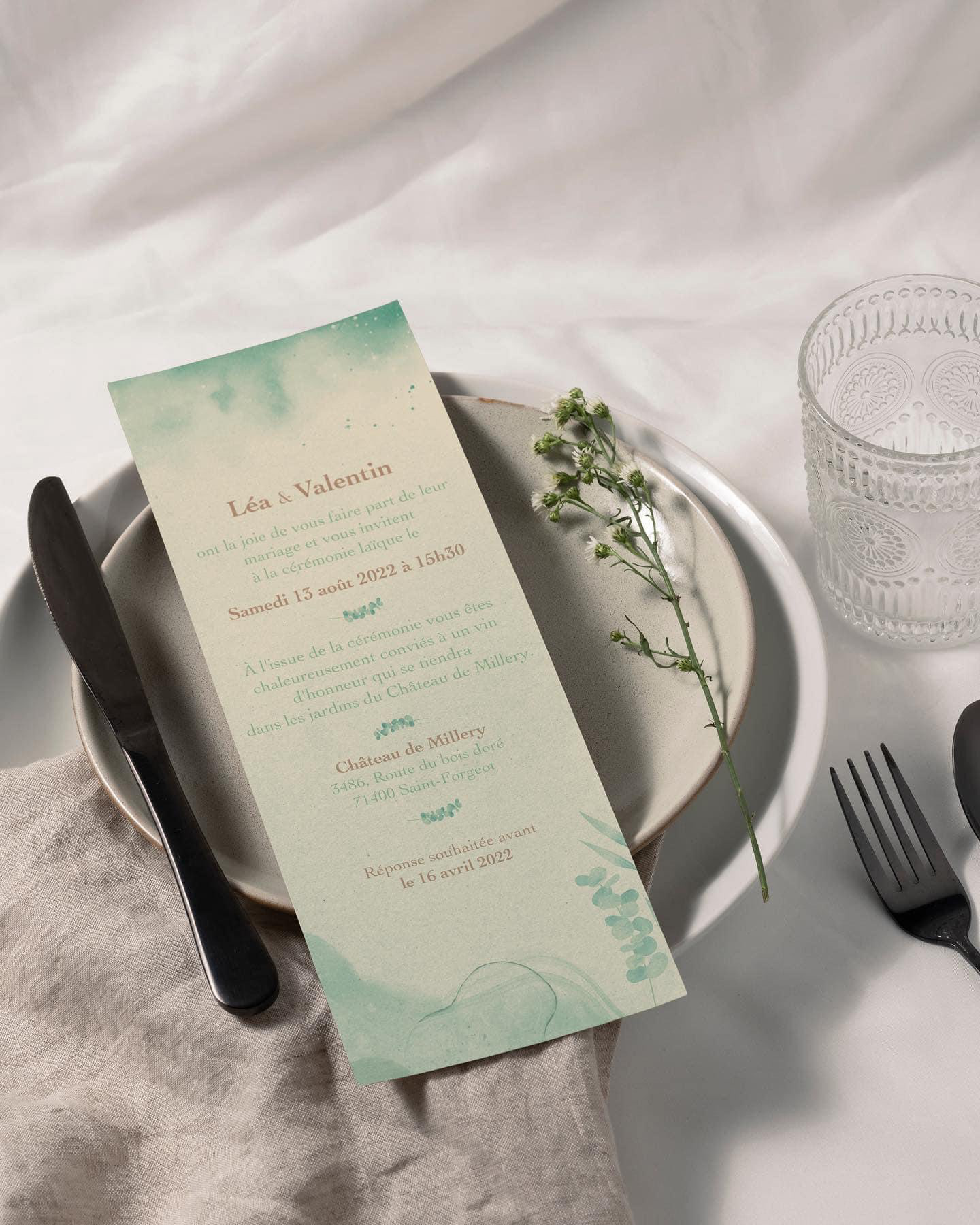 Faire-part de mariage