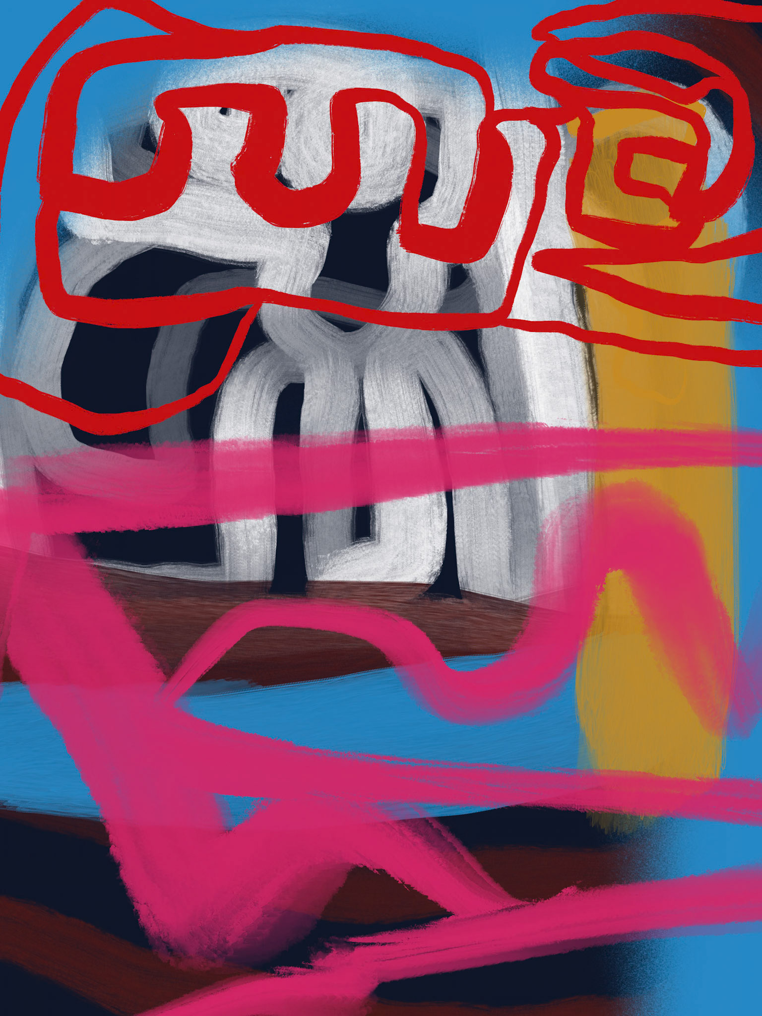 Landscape with Skull I (2022)
