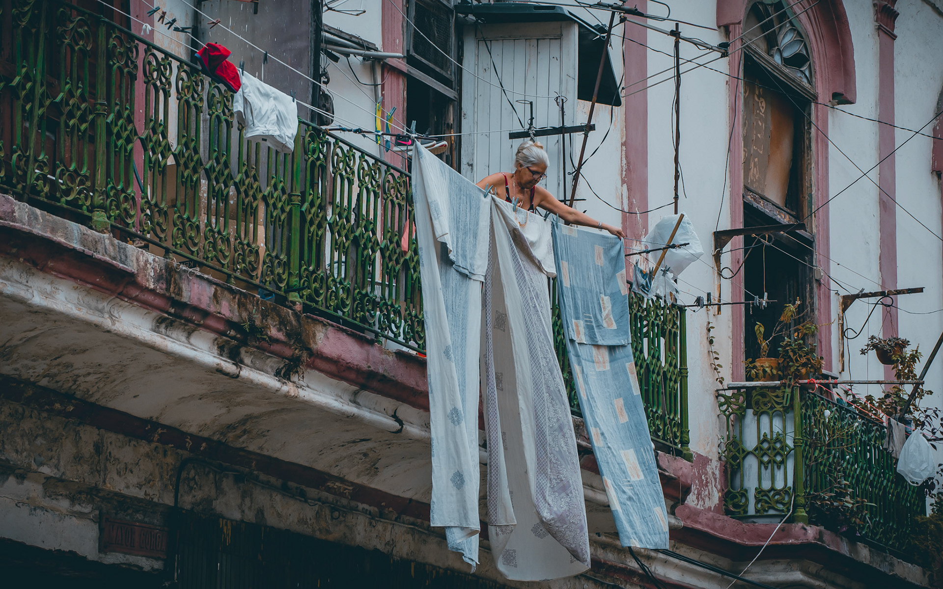 La señora y sus sábanas