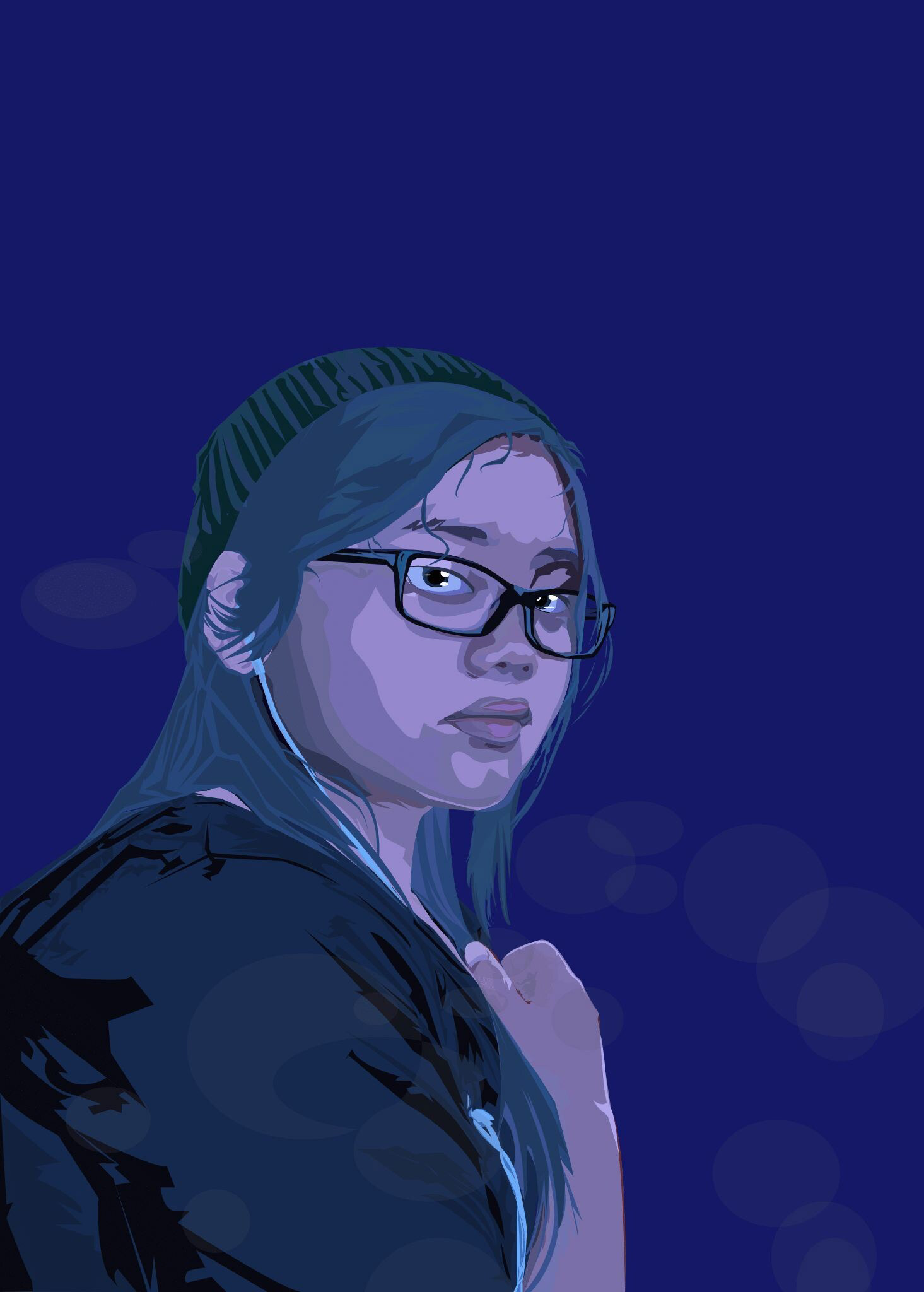 Illustration: Color Portrait (Size: 20.5 in × 28.5 in)