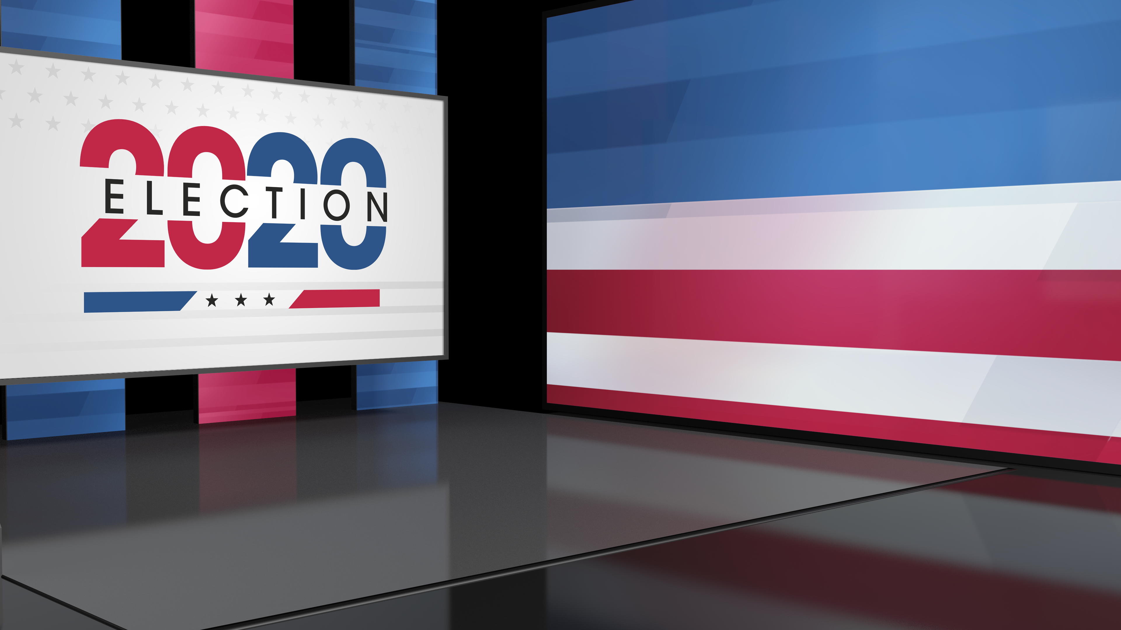 Virtual Set Zoom Background