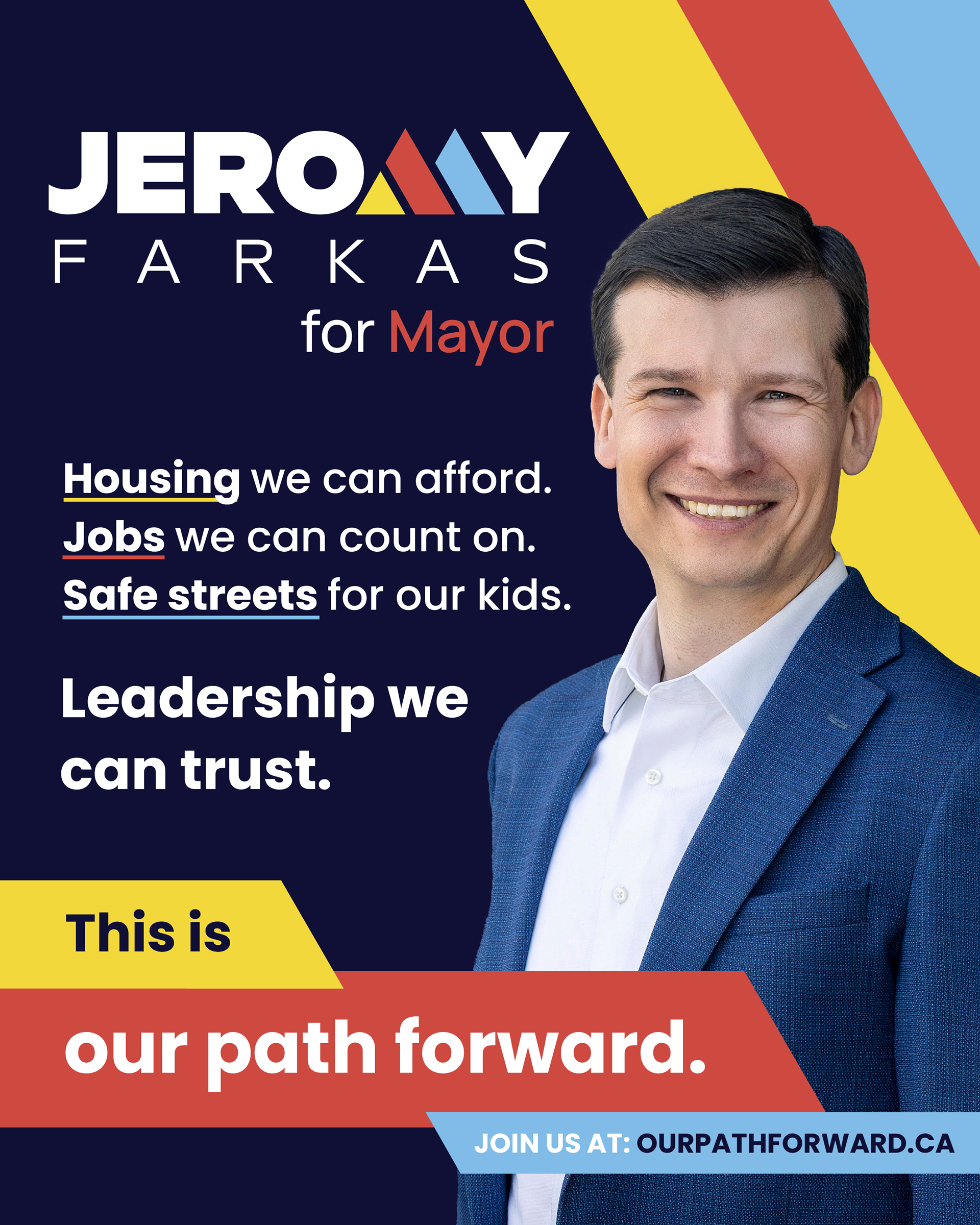 Political campaign literature in English.