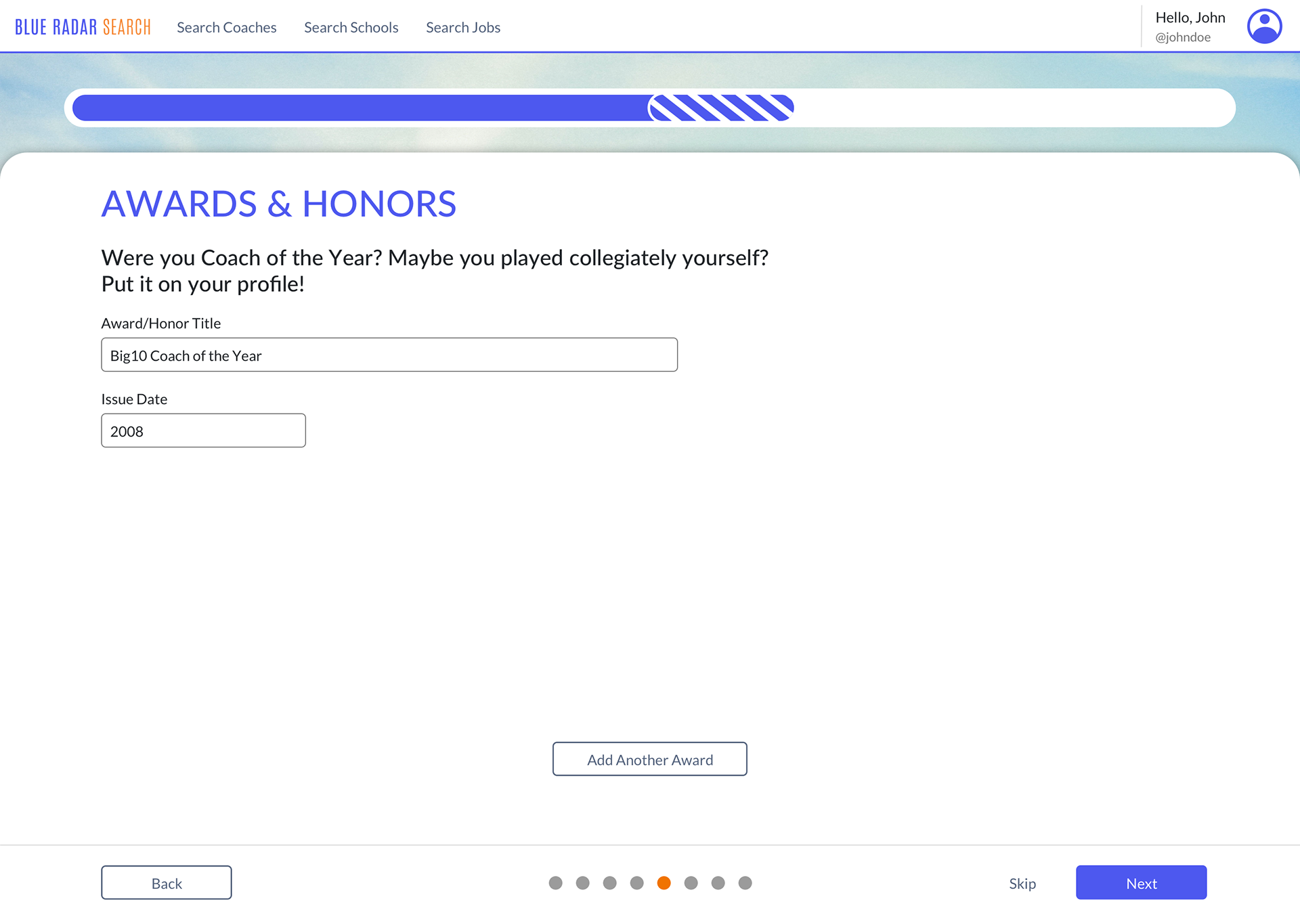 Awards and honors page