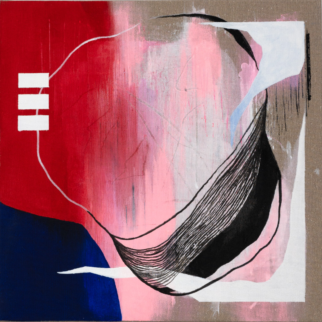 Brain Fog II | 35x35 cm | Acrylic on Canvas
