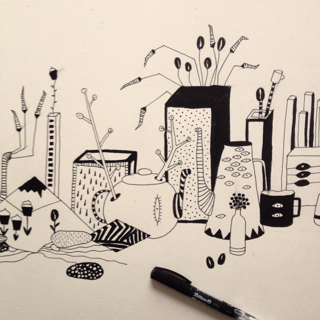 STUDIES // INK ON PAPER 2016