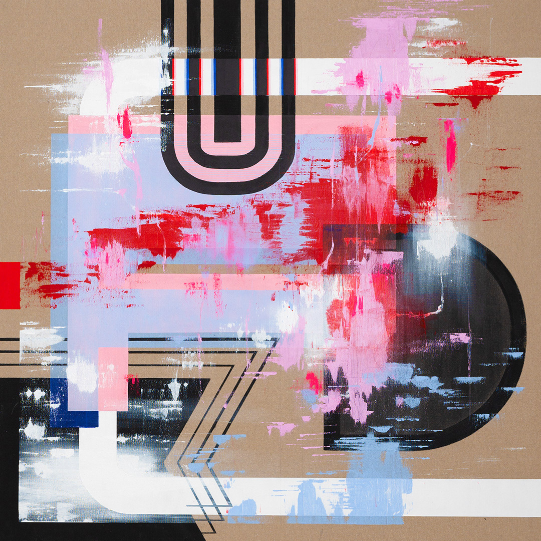Reality Glitch | 120x120 cm | Acrylic on Canvas
