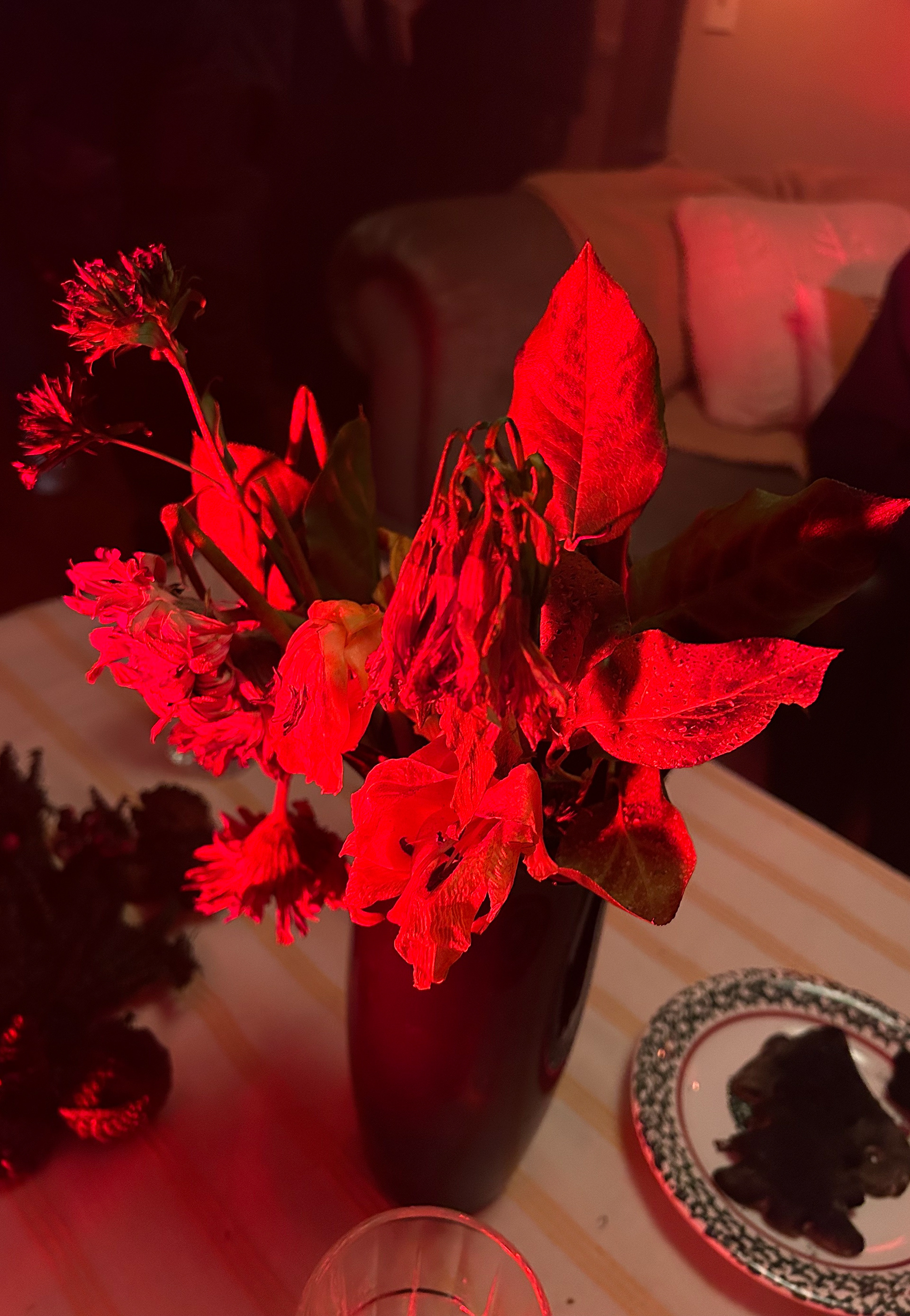 burnt flowers