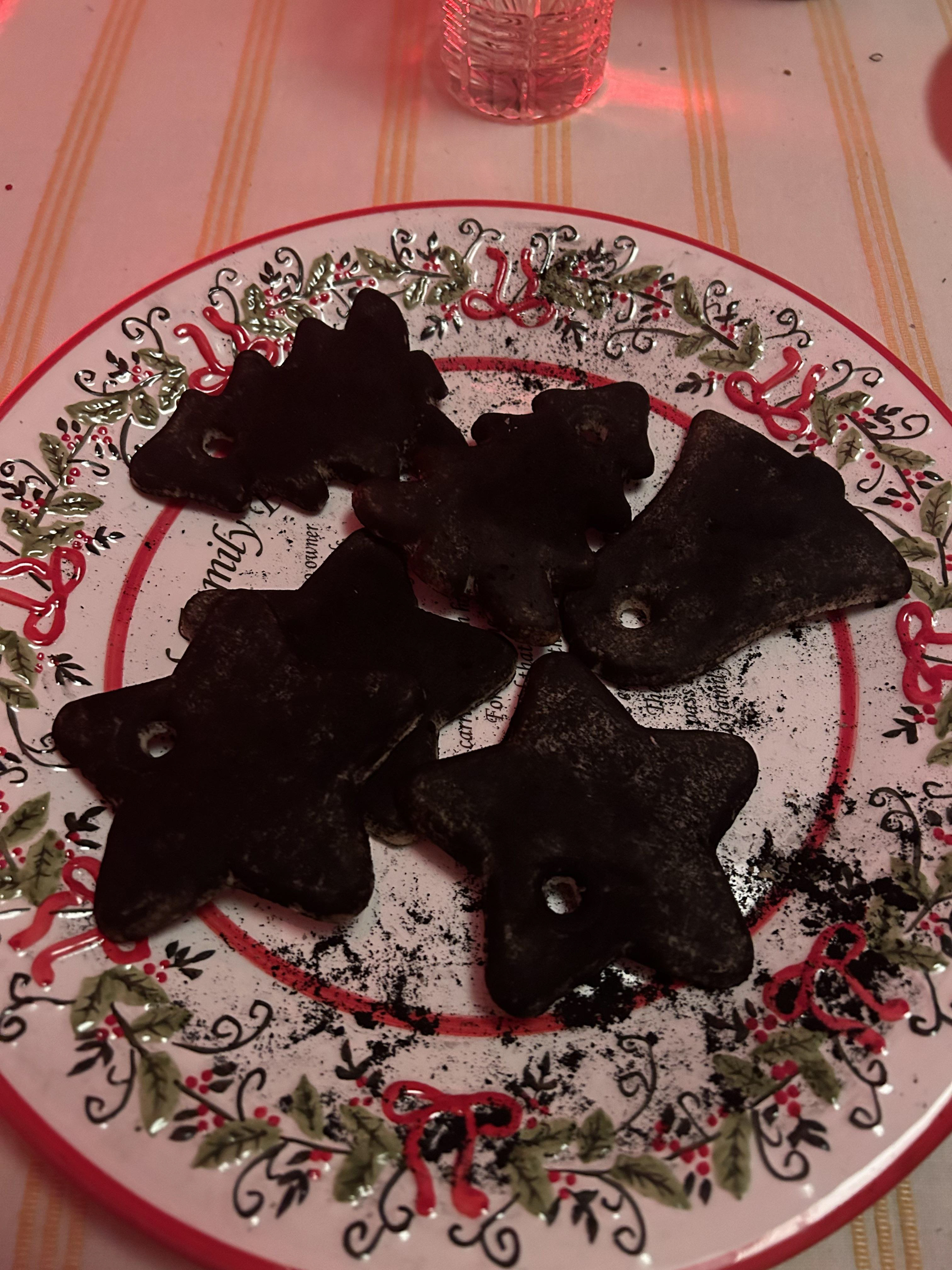 Burnt cookies