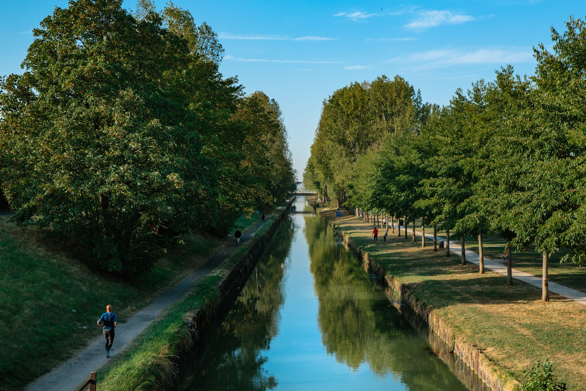 Vue du Canal à Aulnay-Sous-Bois