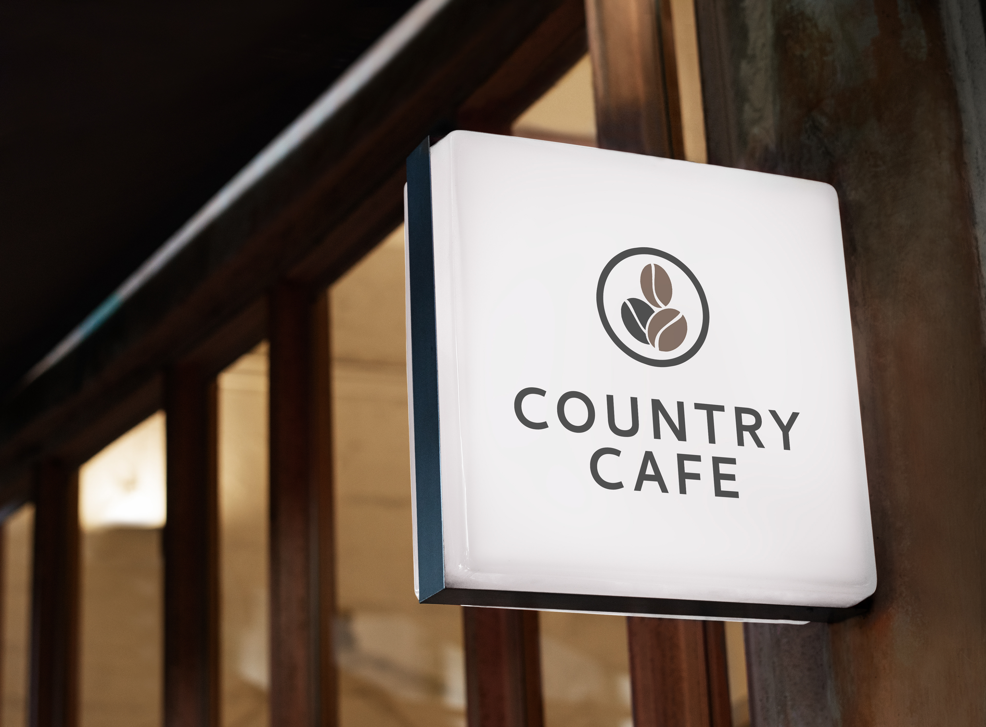 Country Cafe Signage