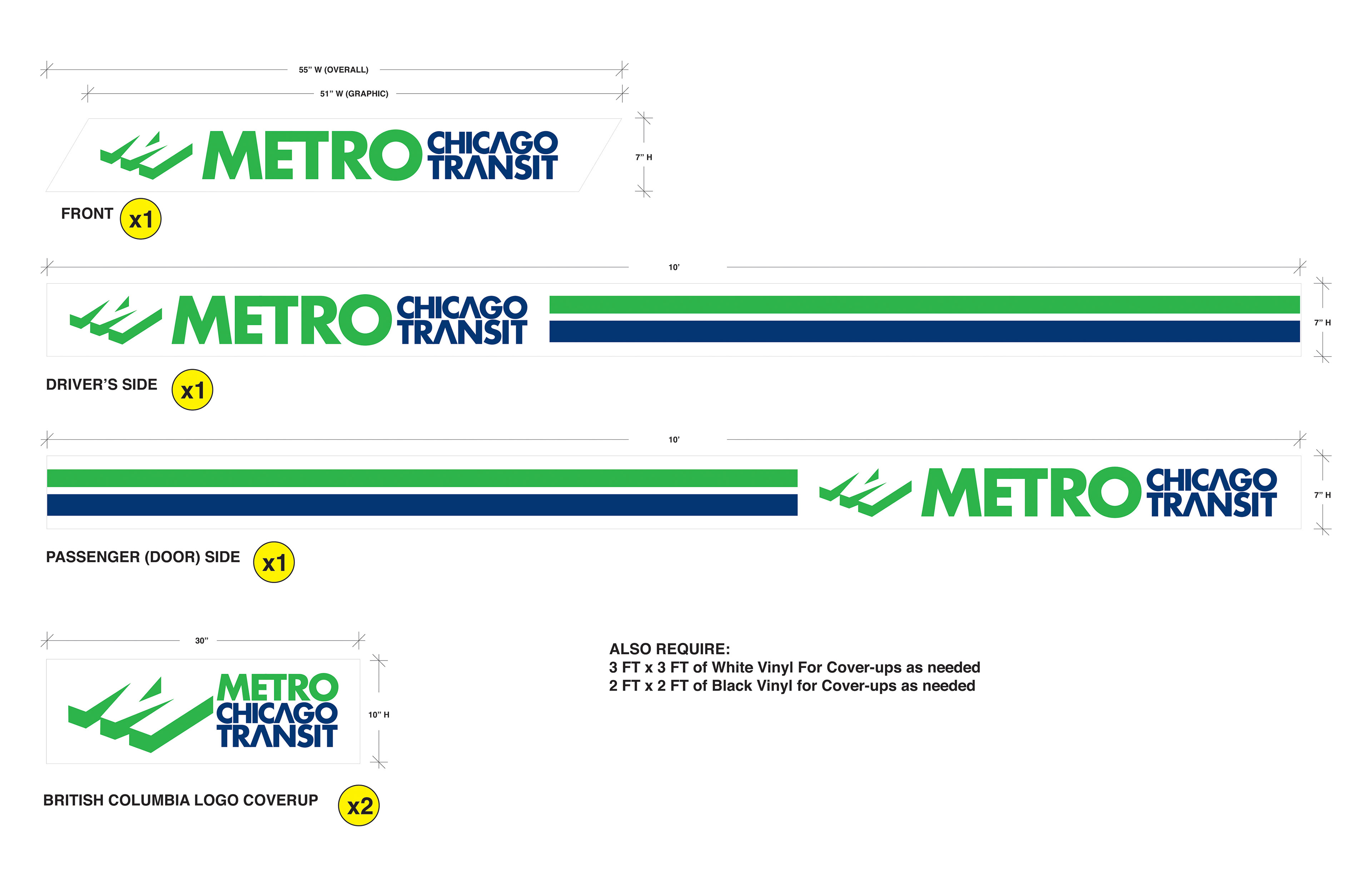 Metro Chicago Transit Logo: Carlos Bolbrugge