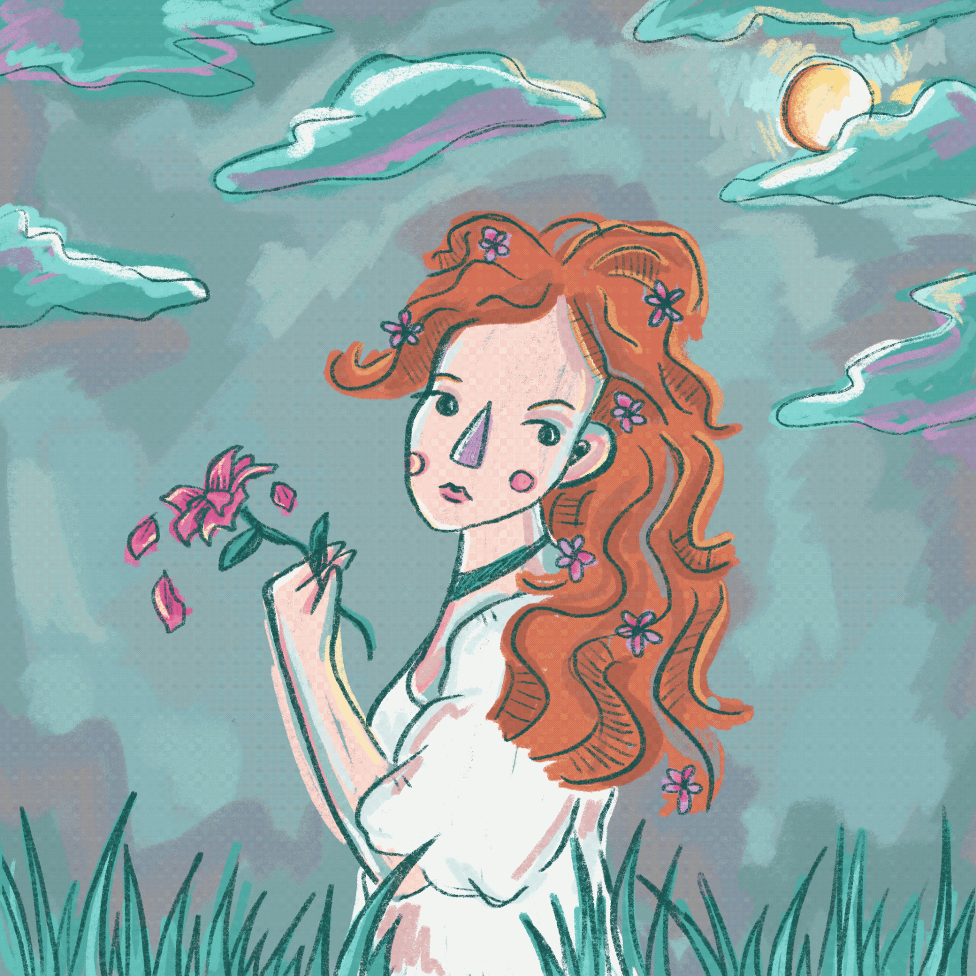 "Why I Love Chick Lit" gif for Lithium Magazine, 2020