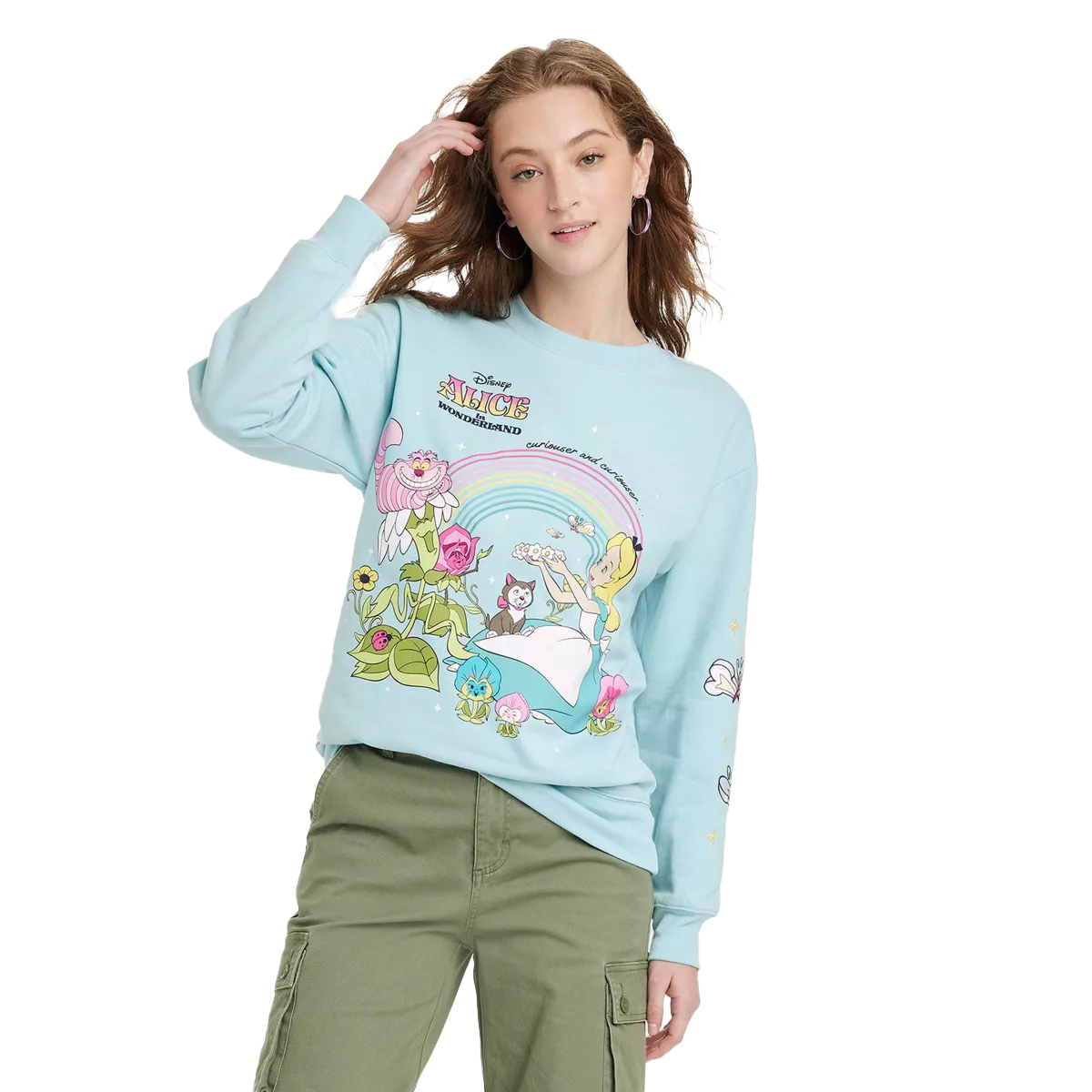 Target spring 2024: Alice in Wonderland embroidered crewneck