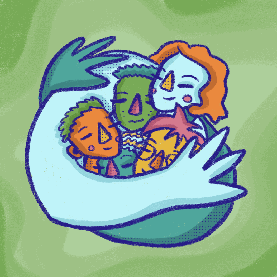 "Connection Through Activism" gif for Unpublished Magazine, 2021