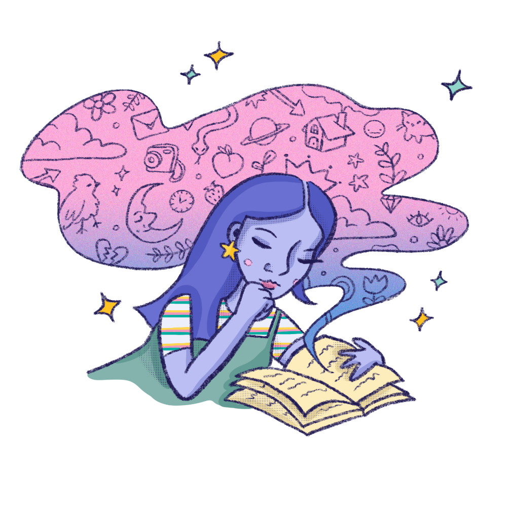 "The BookTok Phenomenon", illustration for The Audacity Magazine, 2021