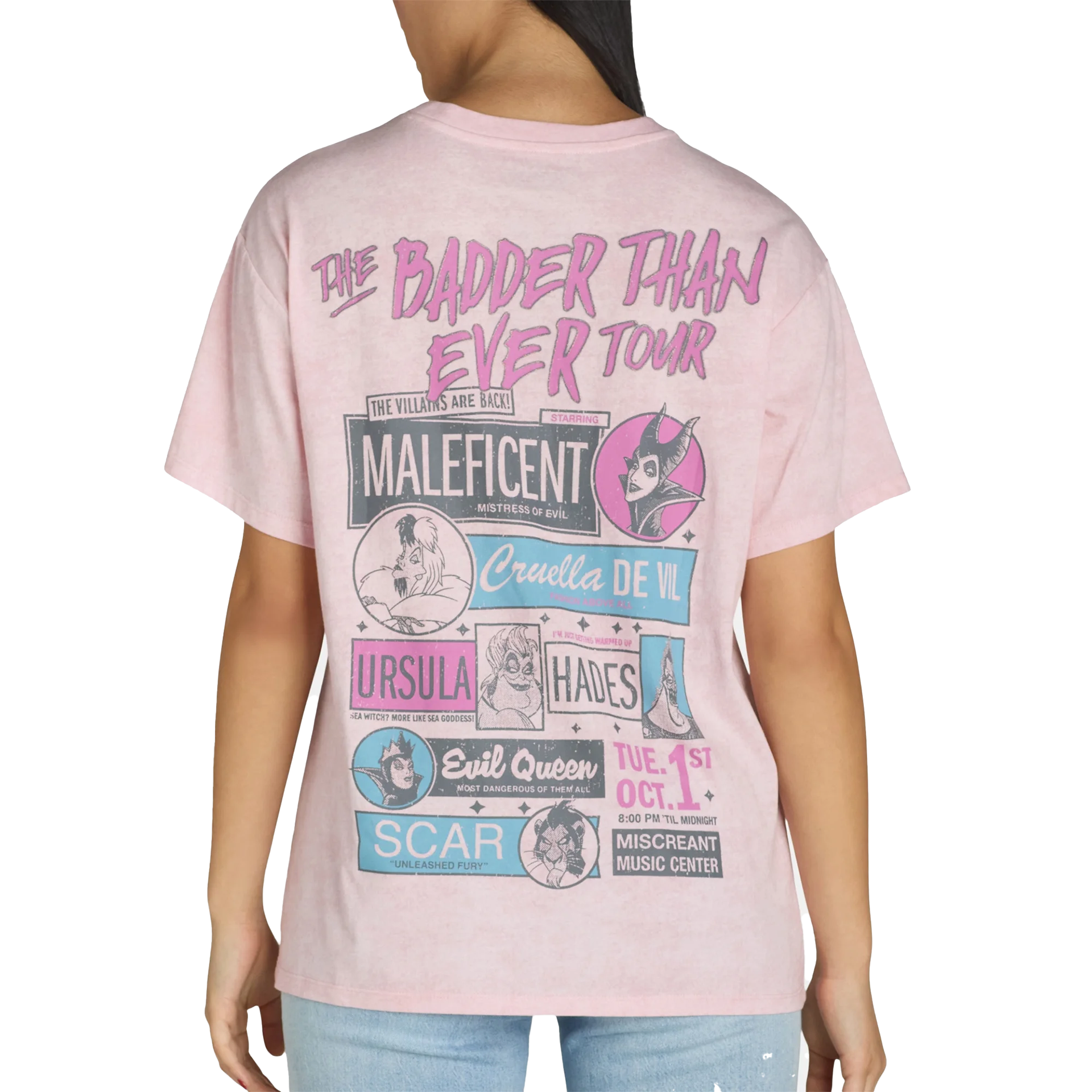 Walmart 2024: washed Disney Villains tee