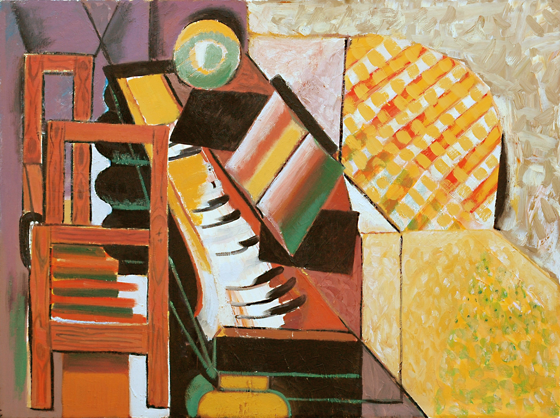 Mozart - 2001 - Oil on Canvas - 35 x 47"