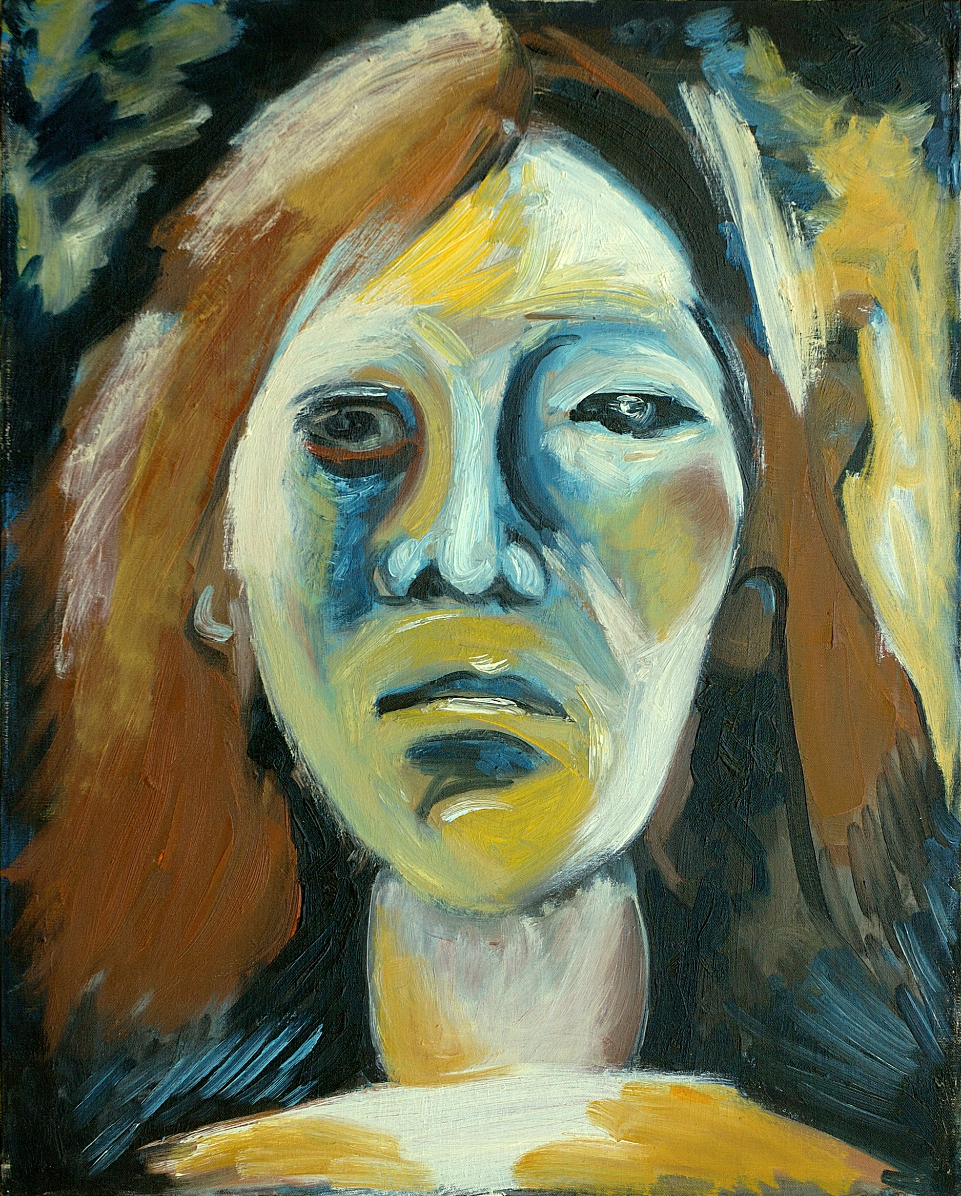 Portrait of Red Haired Woman - 2003 - Oil on Canvas - 30 x 24"