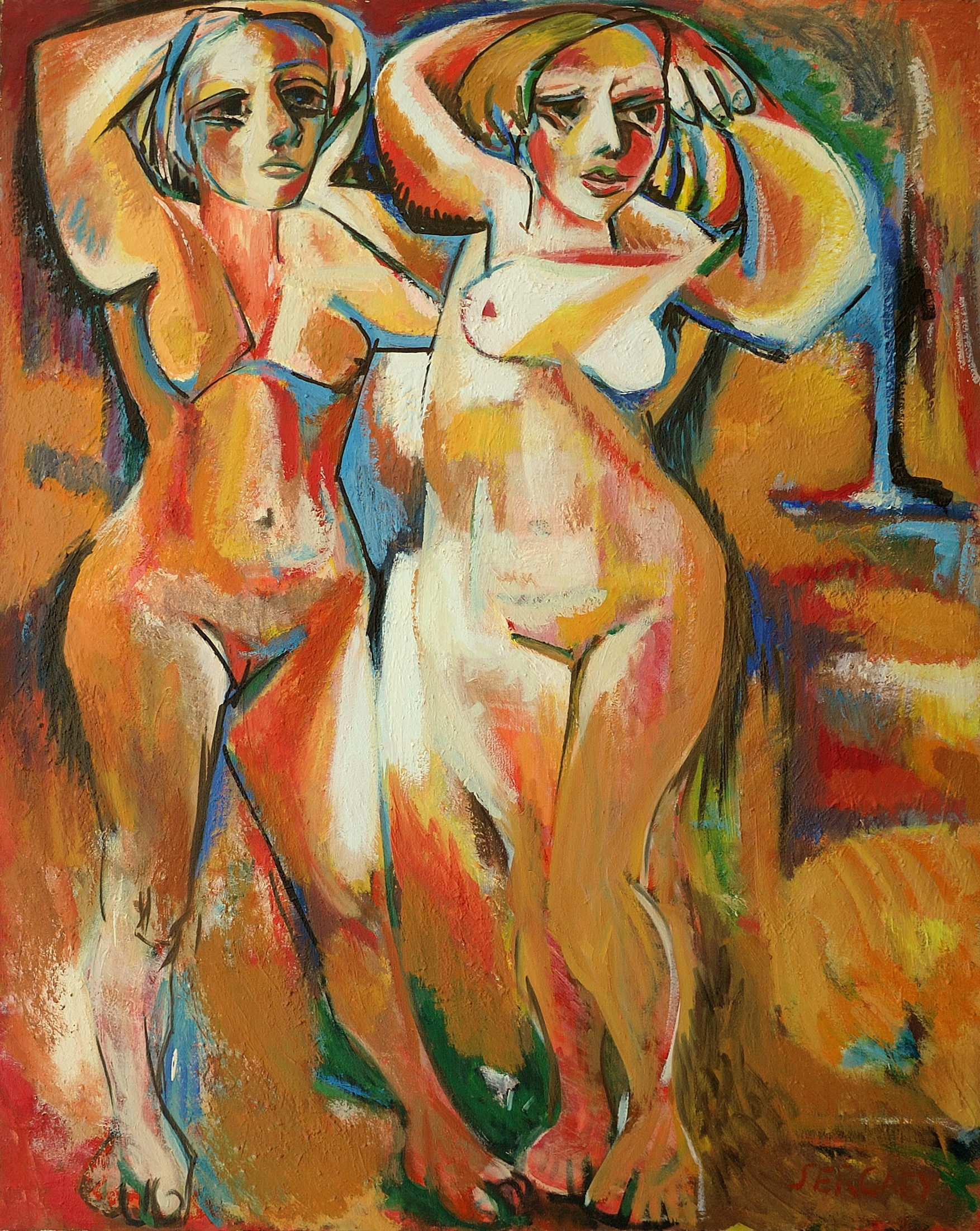 Goddesses - 2000 - Oil on Canvas - 60 x 48"