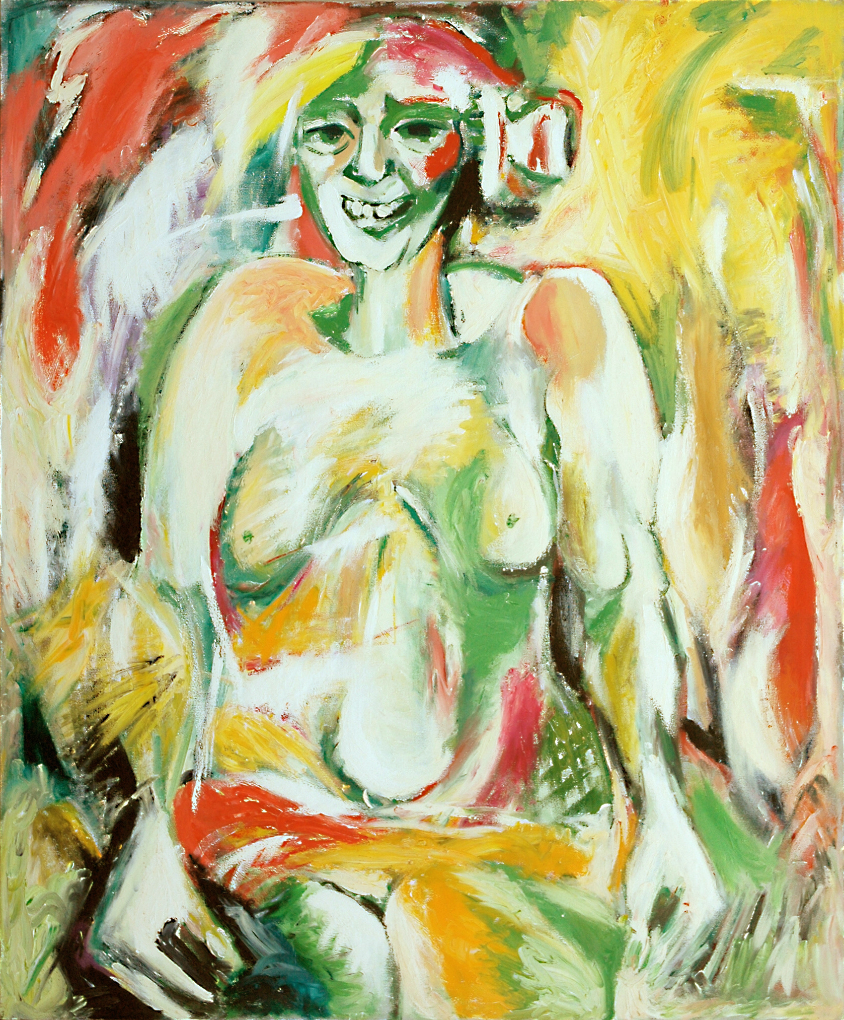 Nude Woman - 1999 - Oil on Canvas - 56 x 46"