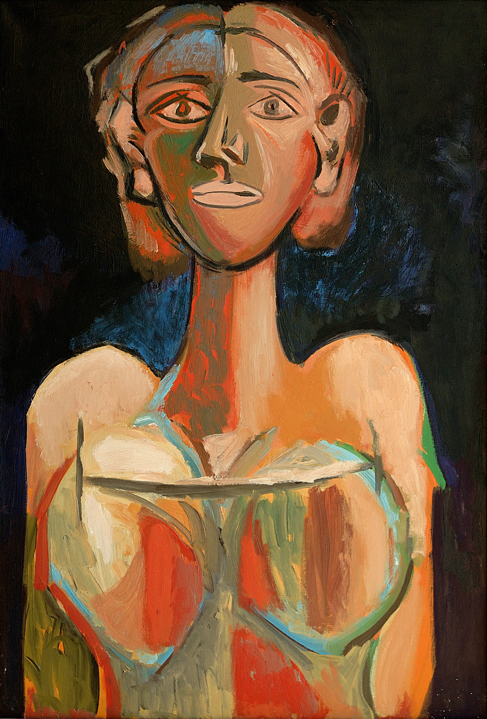 Portrait of Girl - 2003 - Oil on Canvas - 43 x 29.5"