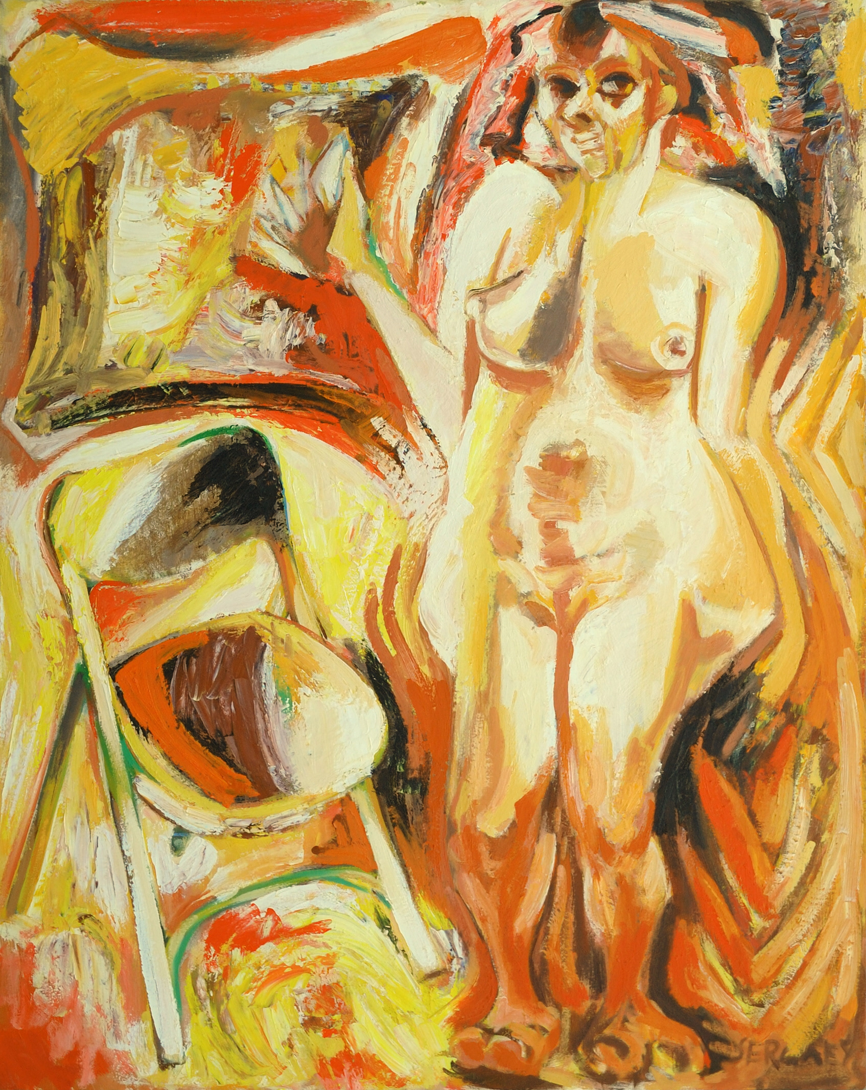 Standing Woman - 2001 - Oil on Canvas - 60 x 48"