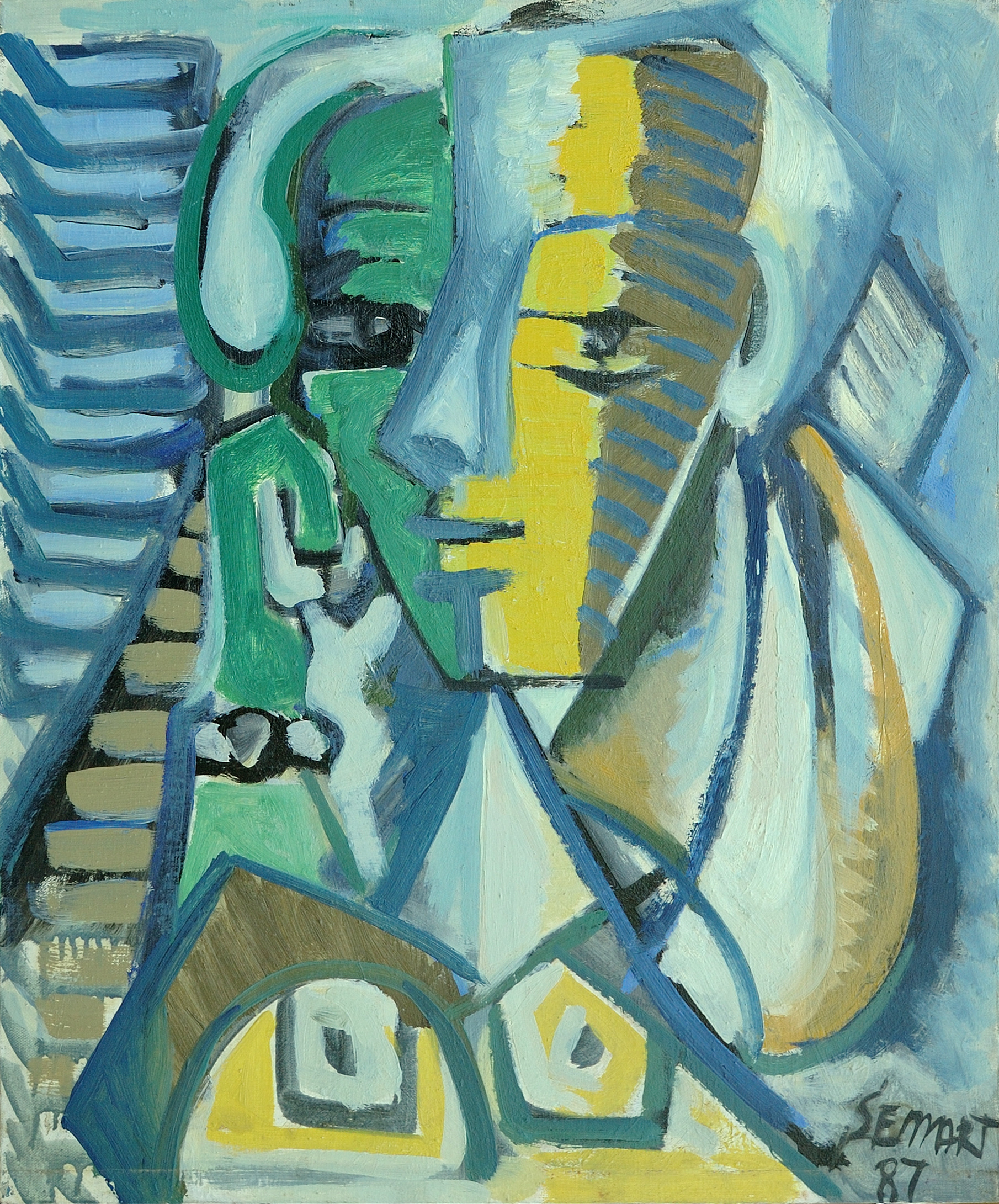 Girl - 1987 - Oil on Canvas - 24 x 20"