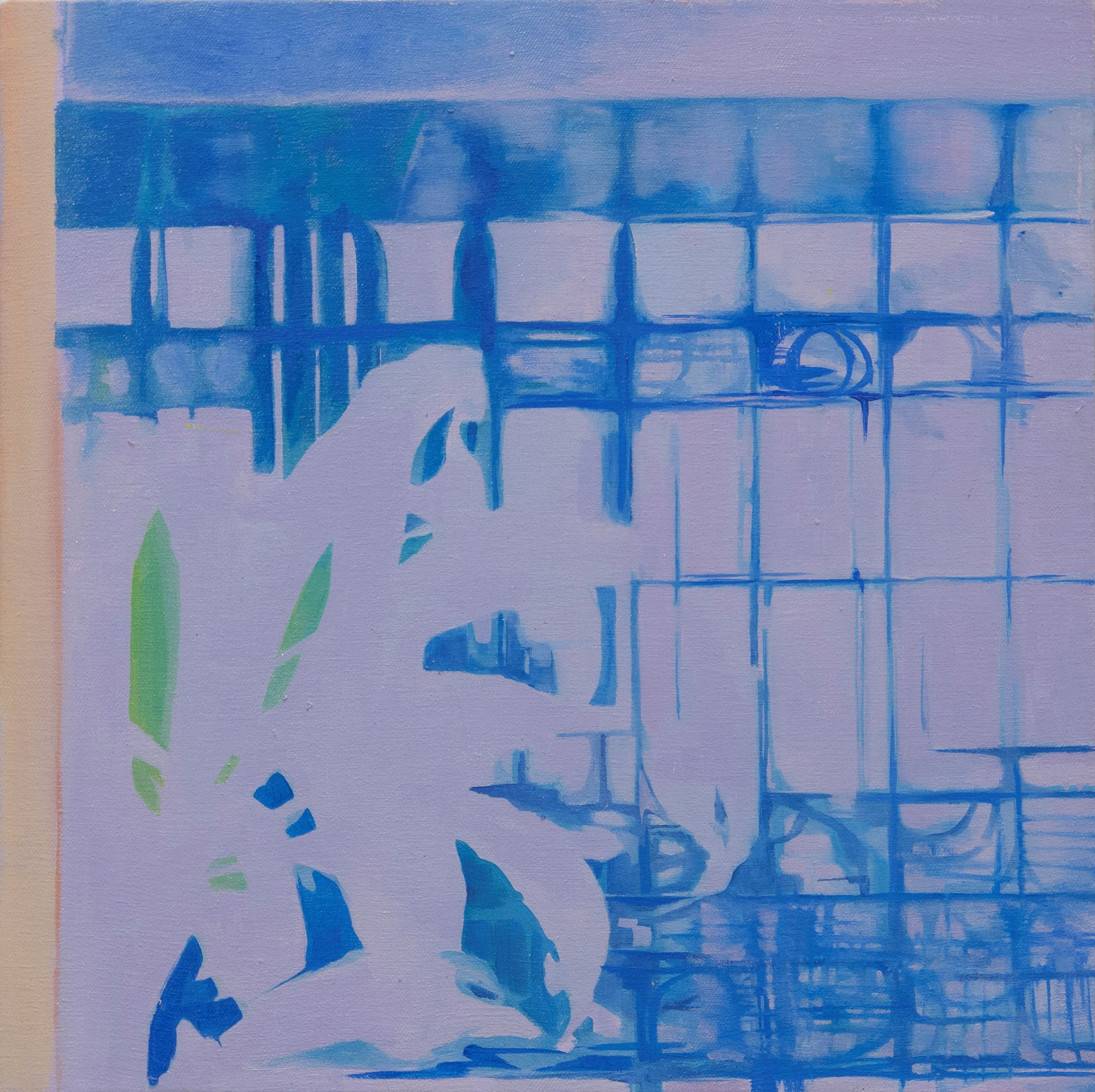 En un hogar desvanecido 1 | Oil on canvas | 45*45 cm | 2020